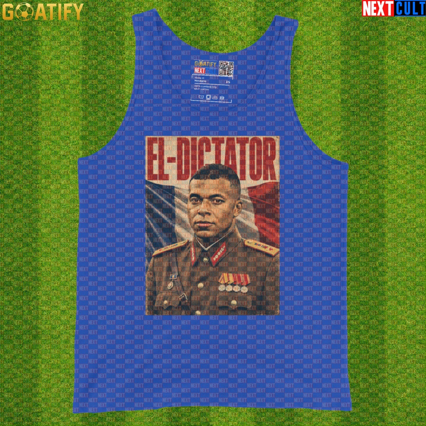 Kylian Mbappe Tank Top – El Dictator Soccer Meme Muscle Shirt for France Football Fans |  | ["Football", "France", "Kylian Mbappe", "PSG", "Real Madrid", "Soccer"]
