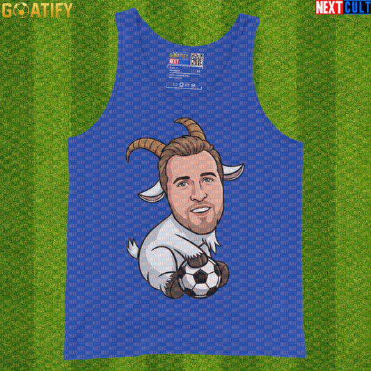 Harry Kane Tank Top – GOAT Soccer Muscle Shirt for Training, World Cup and England Fans True Royal Tank Tops Next Cult Brand