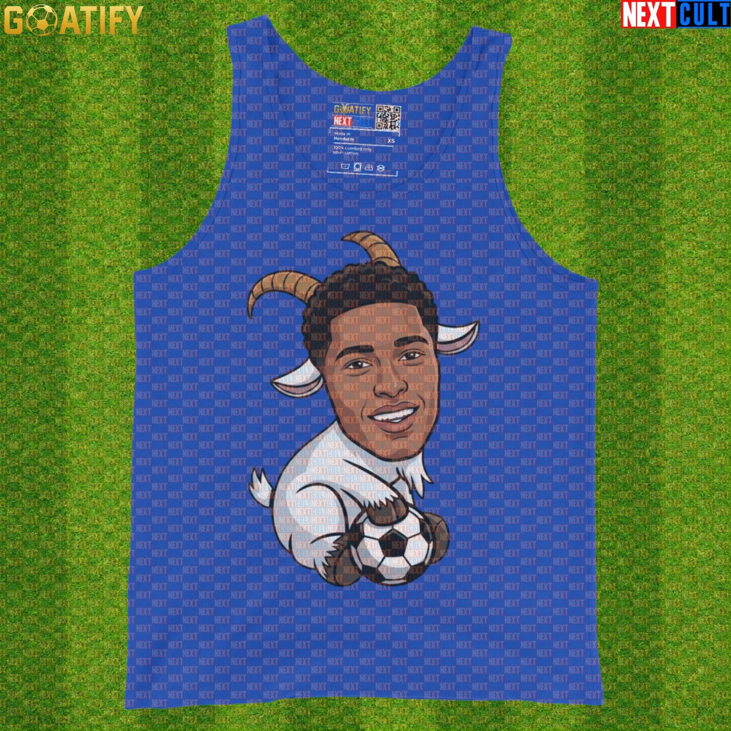 Jude Bellingham Tank Top – GOAT Football Muscle Shirt for Training and England Fans |  | ["Borussia Dortmund", "England", "Football", "Jude Bellingham", "Real Madrid", "Soccer"]
