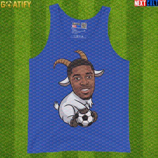 Ousmane Dembele Tank Top – Comeback GOAT Muscle Shirt for Soccer Training and Match Days True Royal Tank Tops Next Cult Brand