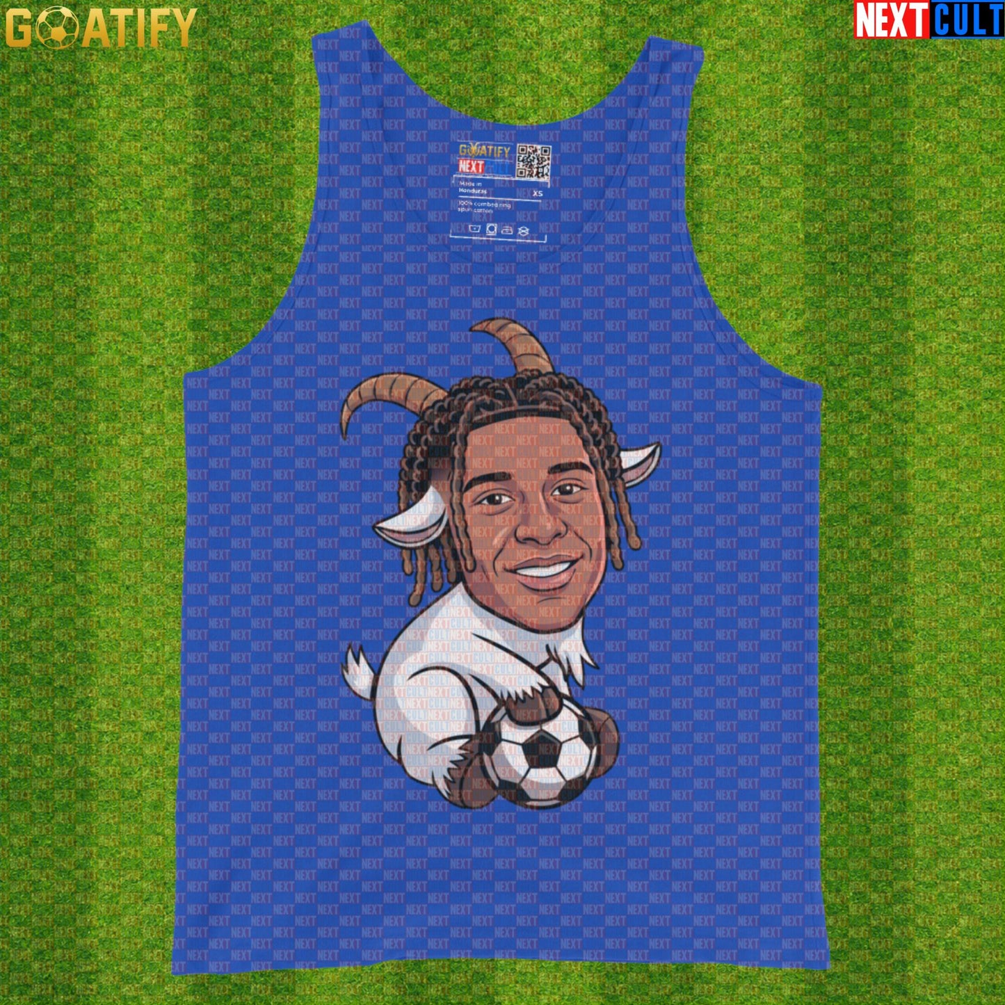 Michael Olise Tank Top – GOAT Muscle Shirt for Soccer Training and Summer Match Days |  | ["Bayern Munich", "Football", "France", "Michael Olise", "Soccer"]