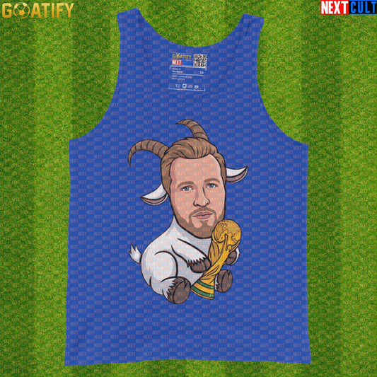 Harry Kane Tank Top – Kane GOAT Muscle Shirt for England World Cup Believers True Royal Next Cult Brand