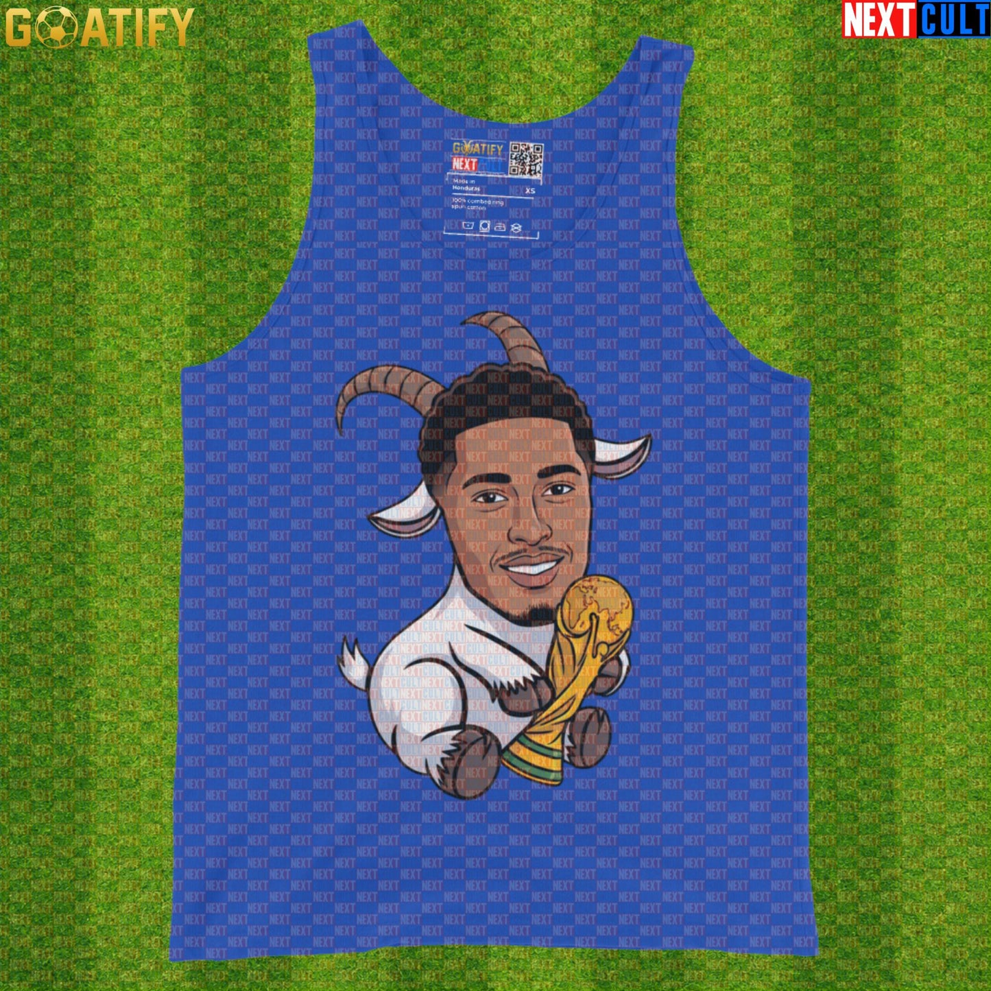 Jude Bellingham Tank Top – GOAT Muscle Shirt for England World Cup and Soccer Fans |  | ["England", "Football", "Jude Bellingham", "Real Madrid", "Soccer"]