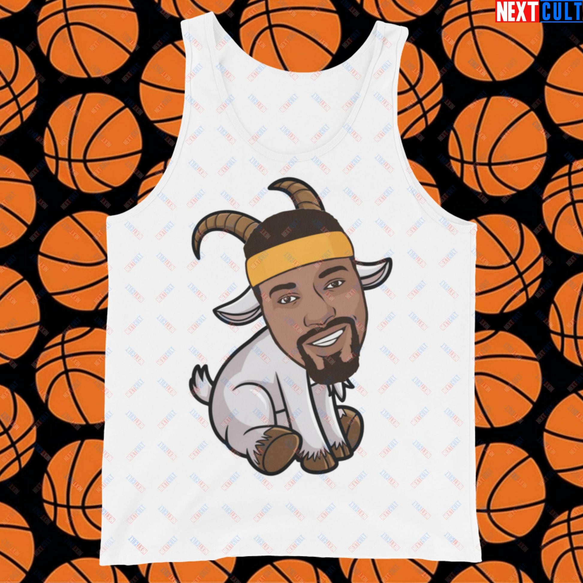 Wilt Chamberlain G.O.A.T. Tank Top - Funny Basketball Meme Muscle Shirt - Greatest of All Time Athletic Shirt for Basketball Fans - Perfect Gift for Wilt Chamberlain Fans Tank Top White Mugs Basketball G.O.A.T. Golden State Warriors Los Angeles Lakers NBA Philadelphia 76ers Wilt Chamberlain Next Cult Brand