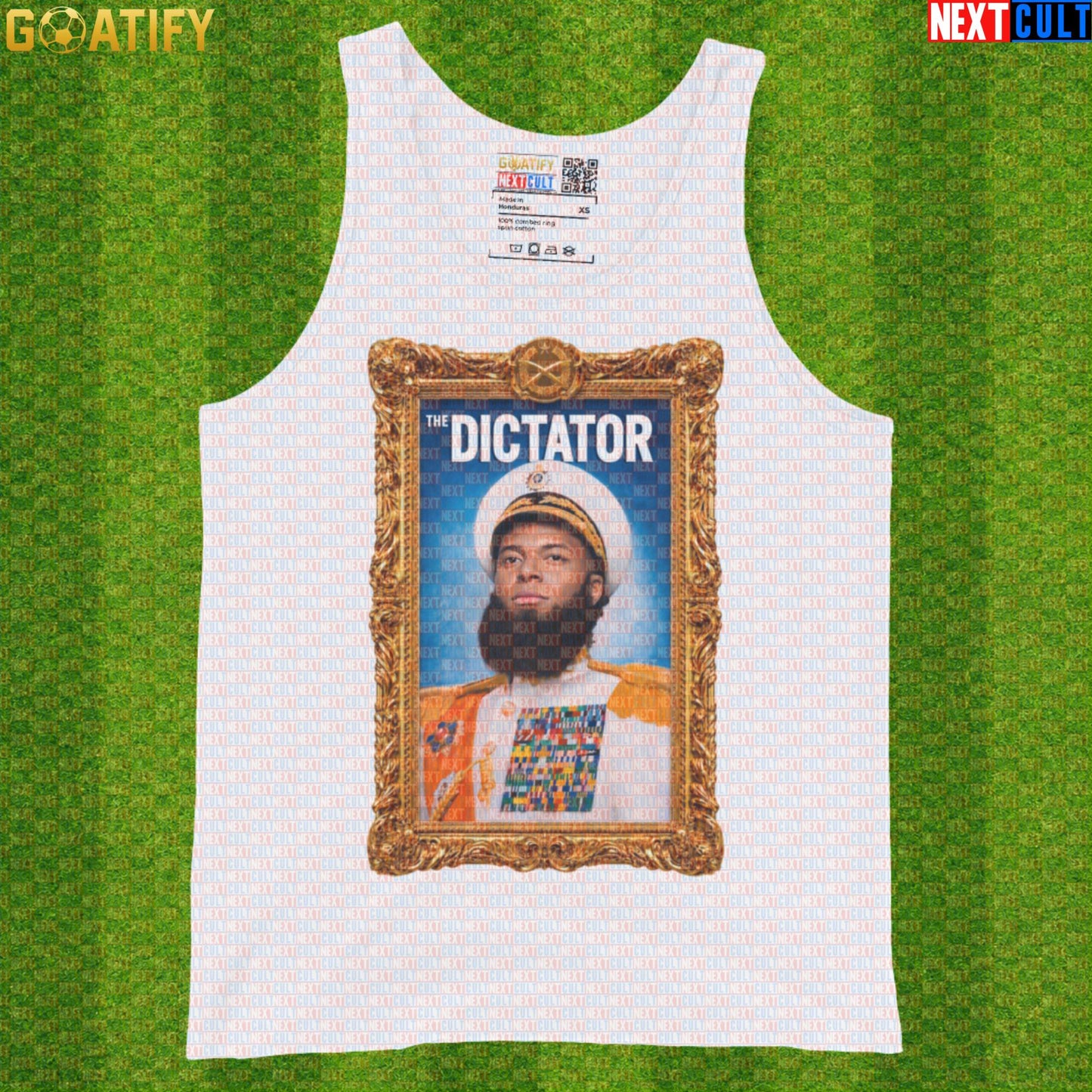 Kylian Mbappe Tank Top – El Dictator Soccer Muscle Shirt for Gym and World Cup Fans White Next Cult Brand