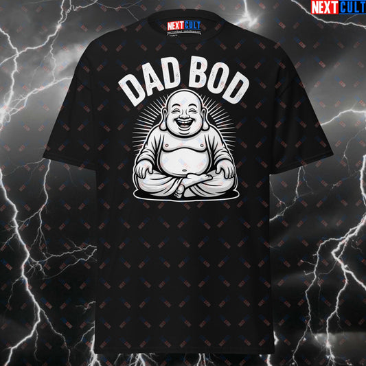 Funny Gym Shirt for Men - Buddha Dad Bod Pump Cover T-Shirt - Meme Workout Tee for Lifters & Gymbros T-shirts Father's Day Fitness Gym Pump Cover Workout Next Cult Brand