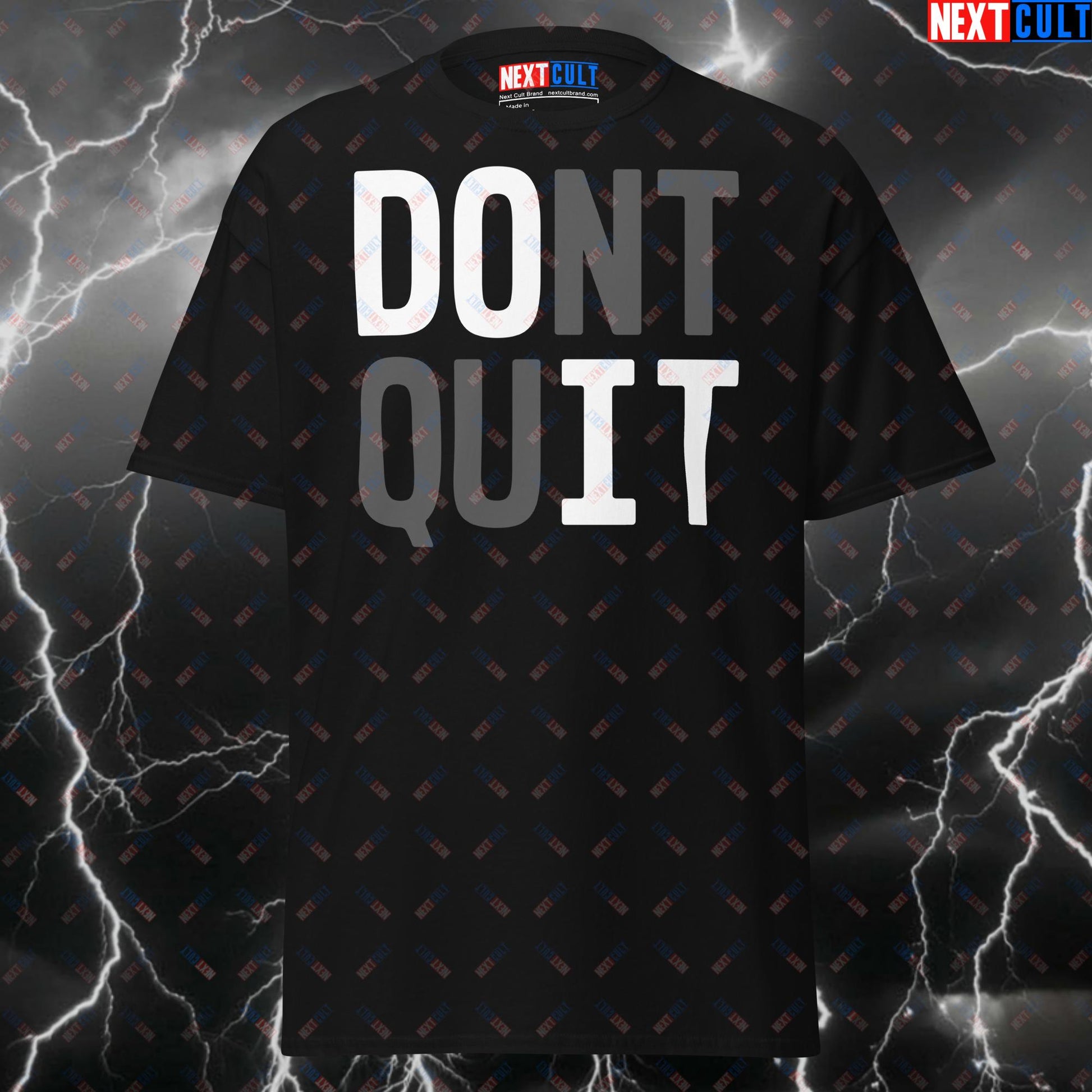 Funny Gym Shirt for Men - Don't Quit Do It Pump Cover T-Shirt - Gym Meme Tee for Workout & Fitness Gains T-shirts Fitness Gym Pump Cover Workout Next Cult Brand