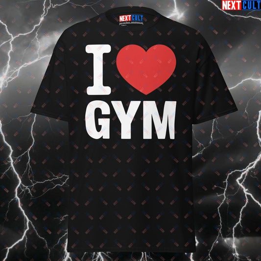Funny Gym Shirt for Gym Lovers - I Love Gym Meme Tee for Valentine's Day, Workout & Gains - Pump Cover T-Shirt for Lifters & Gymbros T-shirts Fitness Gym Pump Cover Valentine's Day Workout Next Cult Brand