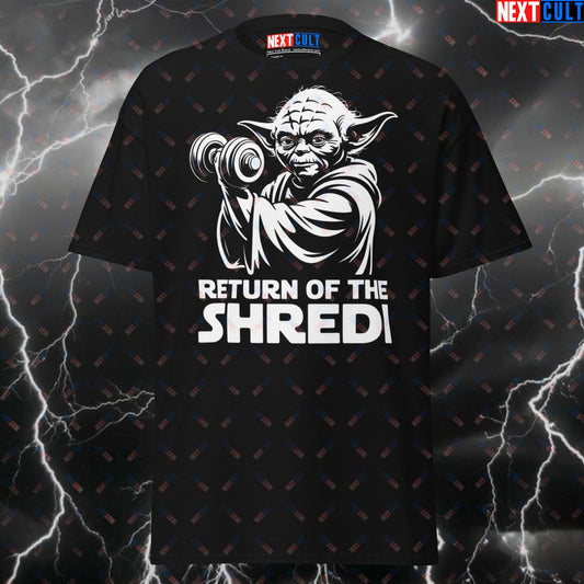 Funny Gym Shirt - Return of the Shredi Pump Cover T-Shirt for Lifters, Gymbros & Fitness Meme Lovers T-shirts Films Fitness Gym Pump Cover Star Wars Workout Next Cult Brand