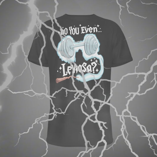 Do You Even Leviosa? Funny Harry Potter Gym T-Shirt | Wizard Workout Tee & Magic Pump Cover