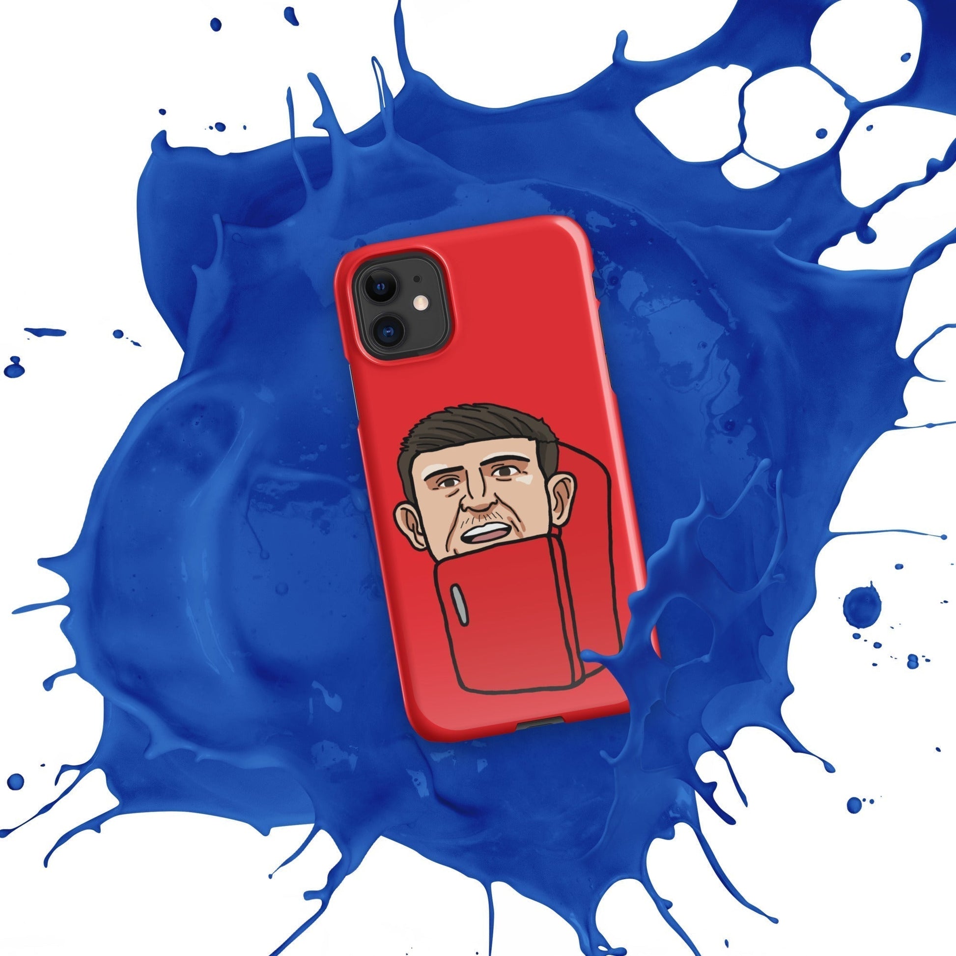 Harry ''The Fridge'' Maguire Snap Case for iPhone® Red Next Cult Brand Football, Harry Maguire, Manchester United, The Fridge