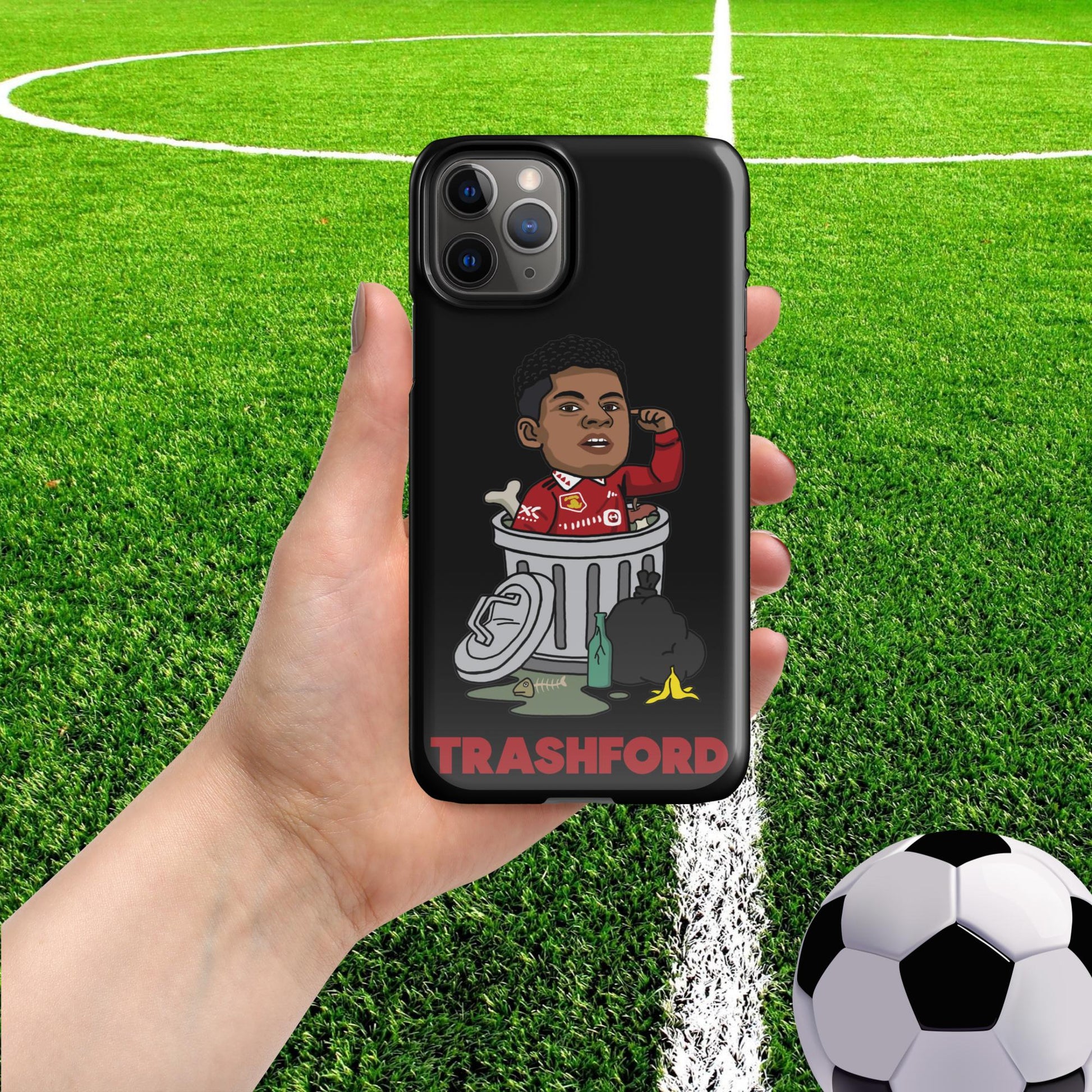 Trashford Marcus Rashford Manchester United Gift Man United Gift Marcus Rashford Snap case for iPhone Glossy iPhone 11 Pro Mobile Phone Cases Football Manchester United Marcus Rashford Next Cult Brand