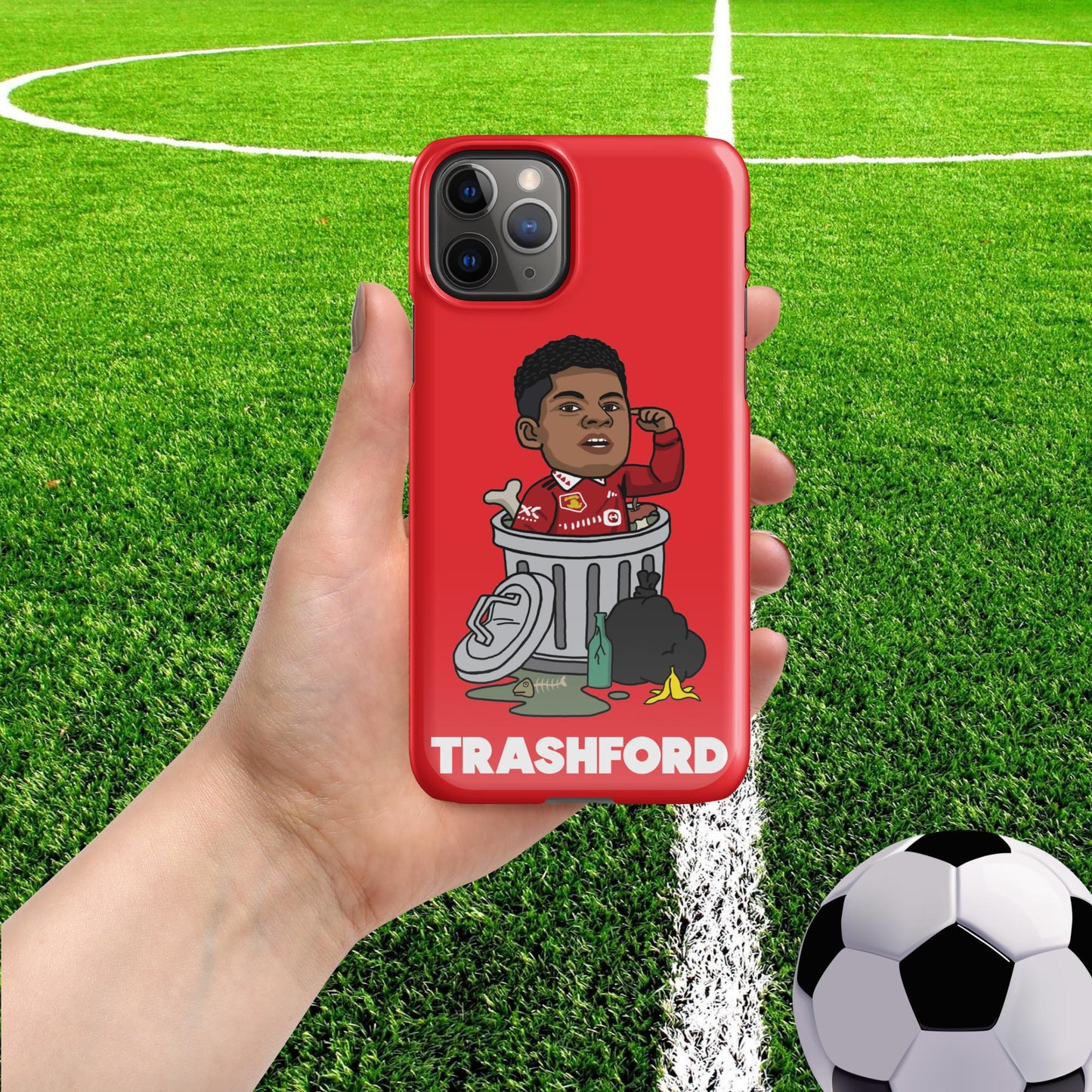 Trashford Marcus Rashford Manchester United Gift Man United Gift Marcus Rashford Snap case for iPhone Glossy iPhone 11 Pro Mobile Phone Cases Football Manchester United Marcus Rashford Next Cult Brand