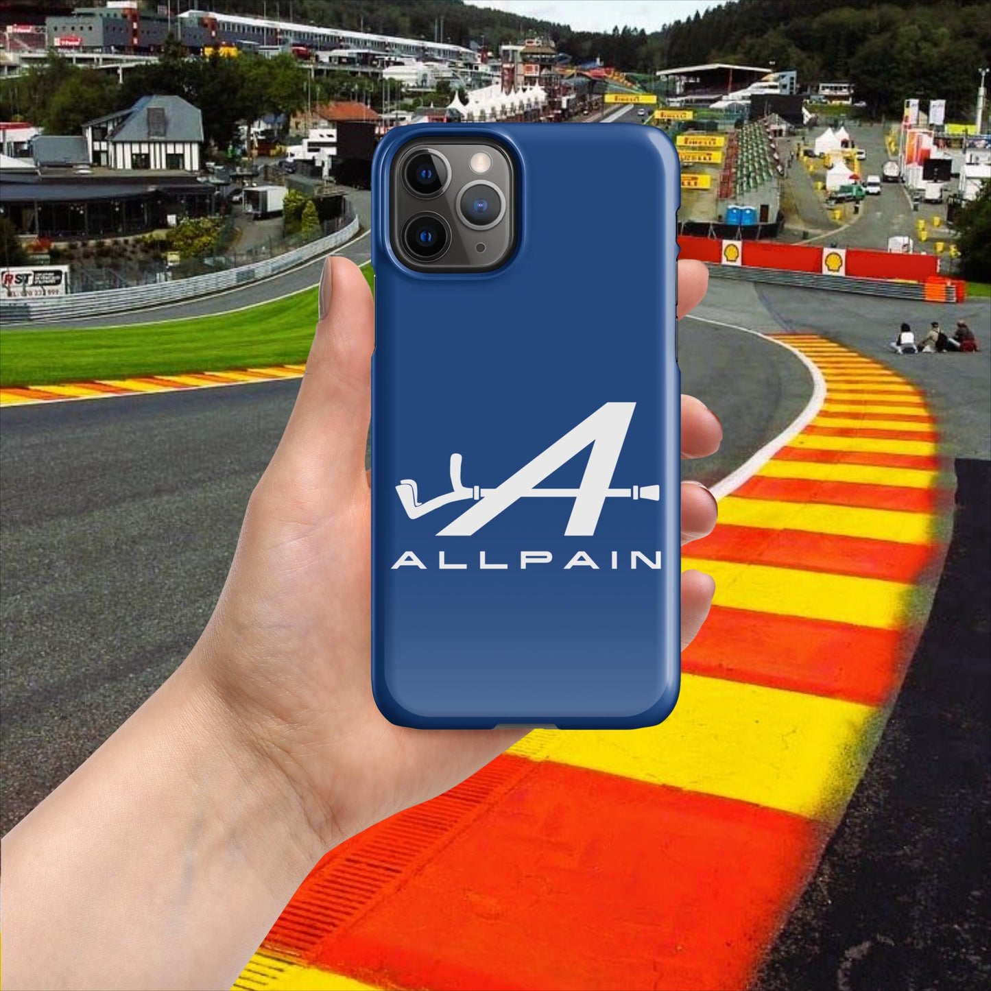 Allpain Alpine F1 Formula 1 Pierre Gasly Esteban Ocon Alpine Snap case for iPhone Glossy iPhone 11 Pro Mobile Phone Cases Alpine F1 Next Cult Brand