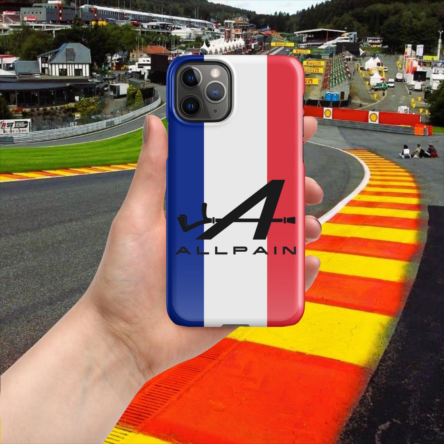 Allpain Alpine F1 Formula 1 Pierre Gasly Esteban Ocon Alpine Snap case for iPhone Glossy iPhone 11 Pro Mobile Phone Cases Alpine F1 Next Cult Brand