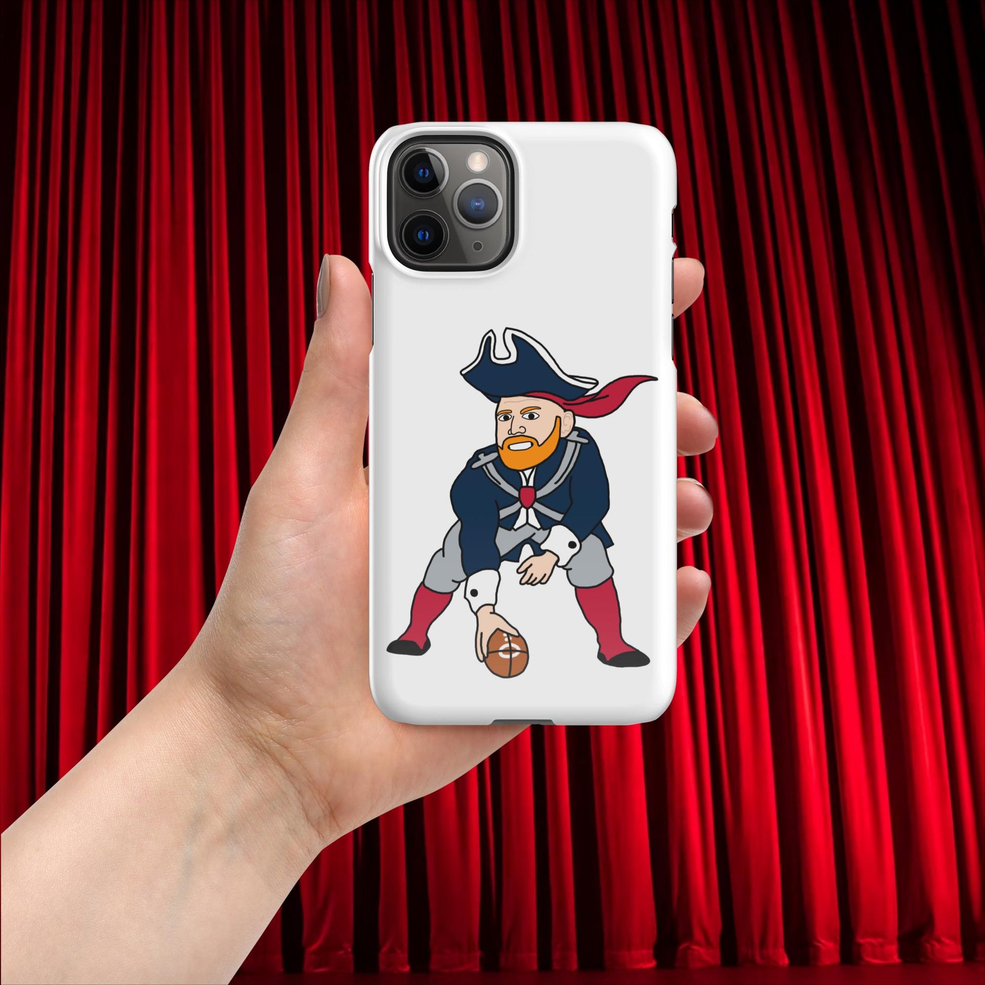 Bill Burrdy New England Patriots NFL Tom Brady Bill Burr Snap case for iPhone Glossy iPhone 11 Pro American Football Bill Burr Monday Morning Podcast New England Patriots NFL Podcasts Stand-up Comedy Next Cult Brand