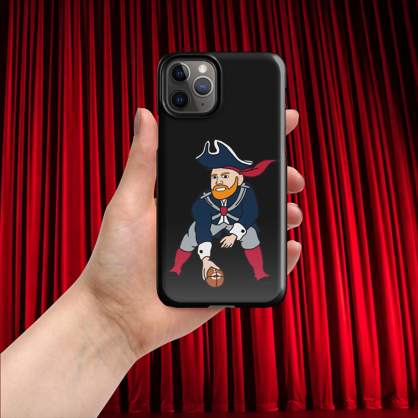 Bill Burrdy New England Patriots NFL Tom Brady Bill Burr Snap case for iPhone Next Cult Brand American Football, Bill Burr, Monday Morning Podcast, New England Patriots, NFL, Podcasts, Stand-up Comedy