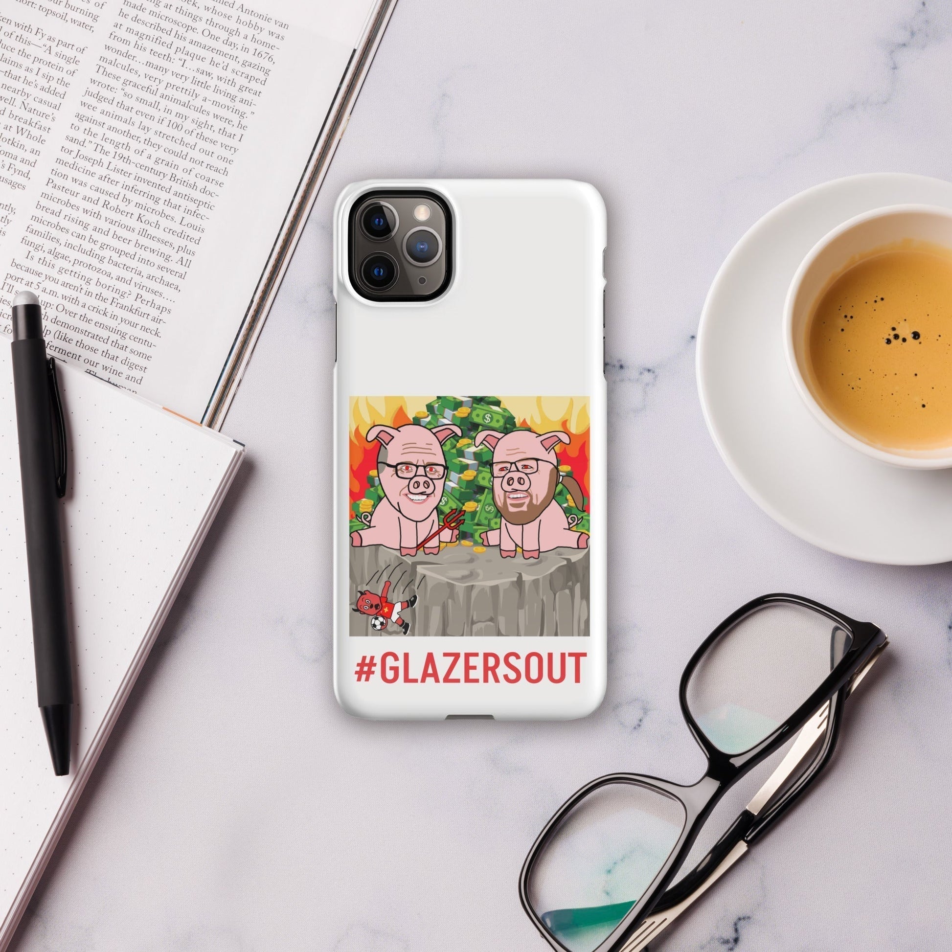 Glazers Out Manchester United Snap Case for iPhone®, #GlazersOut Next Cult Brand Football, GlazersOut, Manchester United