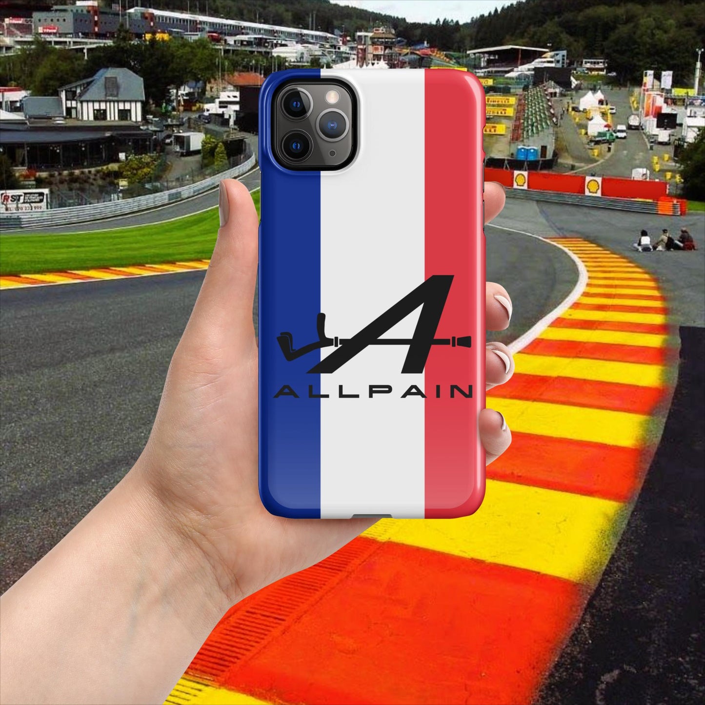 Allpain Alpine F1 Formula 1 Pierre Gasly Esteban Ocon Alpine Snap case for iPhone Glossy iPhone 11 Pro Max Mobile Phone Cases Alpine F1 Next Cult Brand