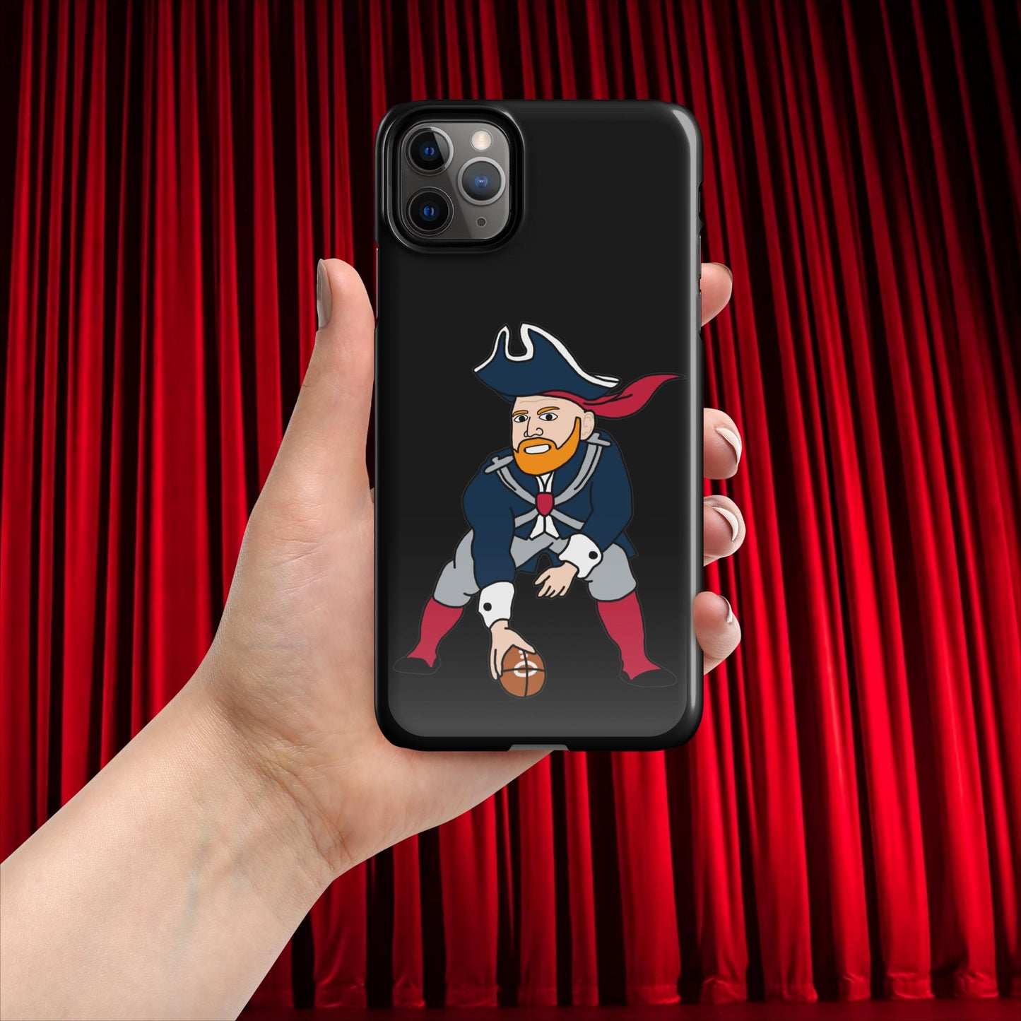 Bill Burrdy New England Patriots NFL Tom Brady Bill Burr Snap case for iPhone Next Cult Brand American Football, Bill Burr, Monday Morning Podcast, New England Patriots, NFL, Podcasts, Stand-up Comedy