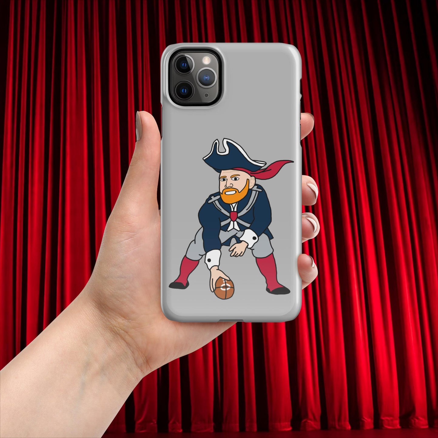 Bill Burrdy New England Patriots NFL Tom Brady Bill Burr Snap case for iPhone Next Cult Brand American Football, Bill Burr, Monday Morning Podcast, New England Patriots, NFL, Podcasts, Stand-up Comedy