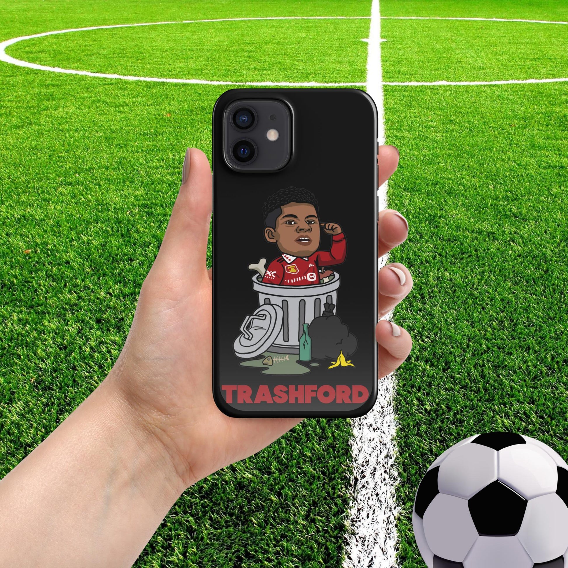 Trashford Marcus Rashford Manchester United Gift Man United Gift Marcus Rashford Snap case for iPhone Glossy iPhone 12 Mobile Phone Cases Football Manchester United Marcus Rashford Next Cult Brand