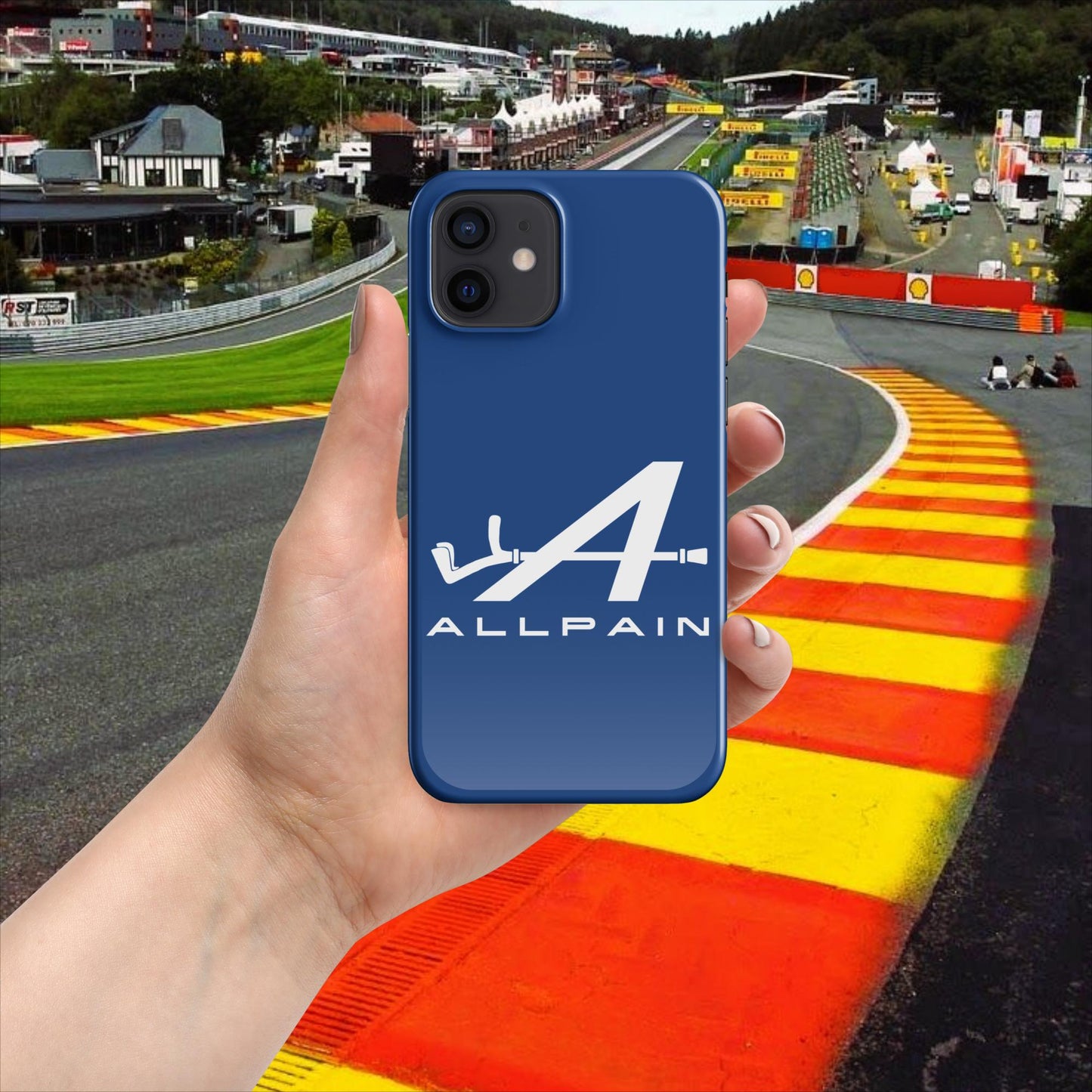 Allpain Alpine F1 Formula 1 Pierre Gasly Esteban Ocon Alpine Snap case for iPhone Glossy iPhone 12 Mobile Phone Cases Alpine F1 Next Cult Brand