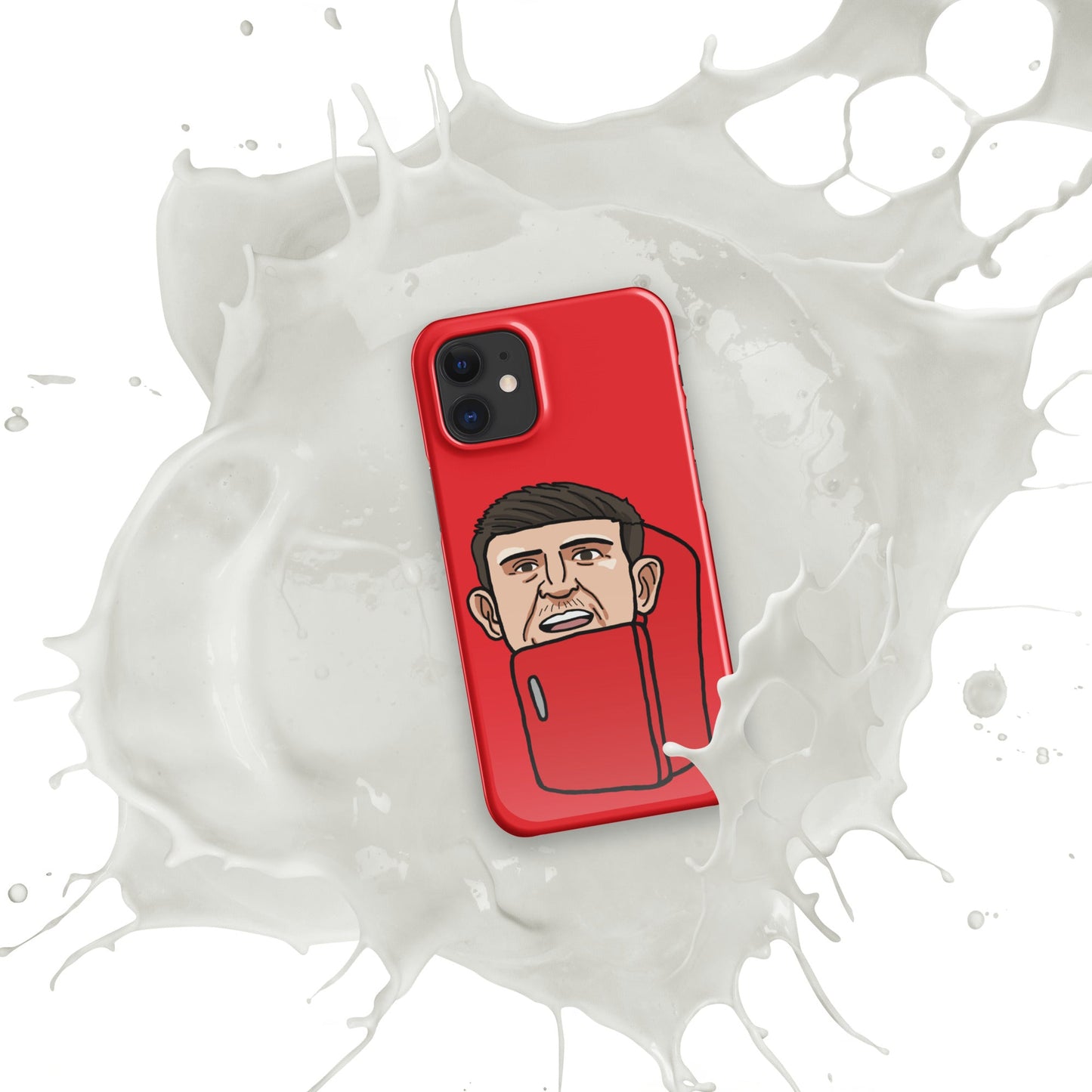 Harry ''The Fridge'' Maguire Snap Case for iPhone® Red Glossy iPhone 12 Mini Mobile Phone Cases Football Harry Maguire Manchester United The Fridge Next Cult Brand