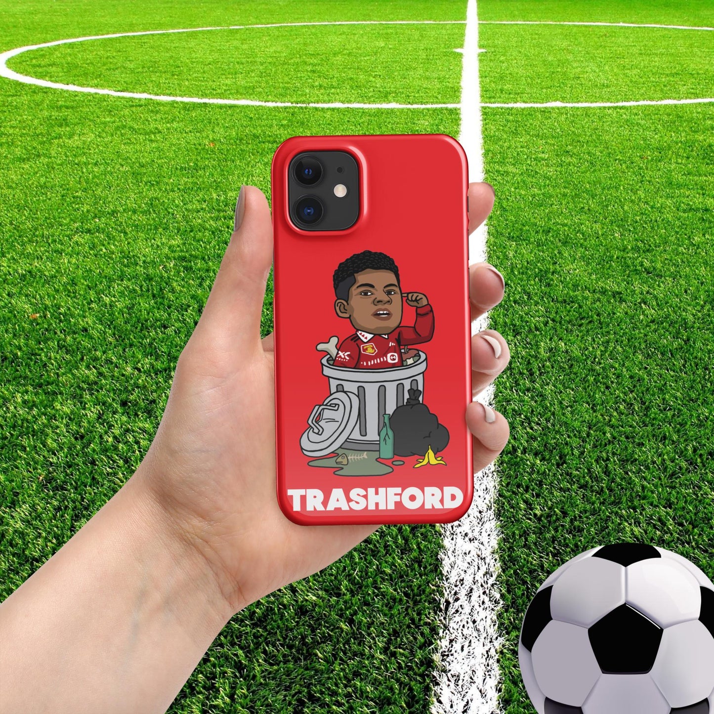 Trashford Marcus Rashford Manchester United Gift Man United Gift Marcus Rashford Snap case for iPhone Glossy iPhone 12 Mini Mobile Phone Cases Football Manchester United Marcus Rashford Next Cult Brand