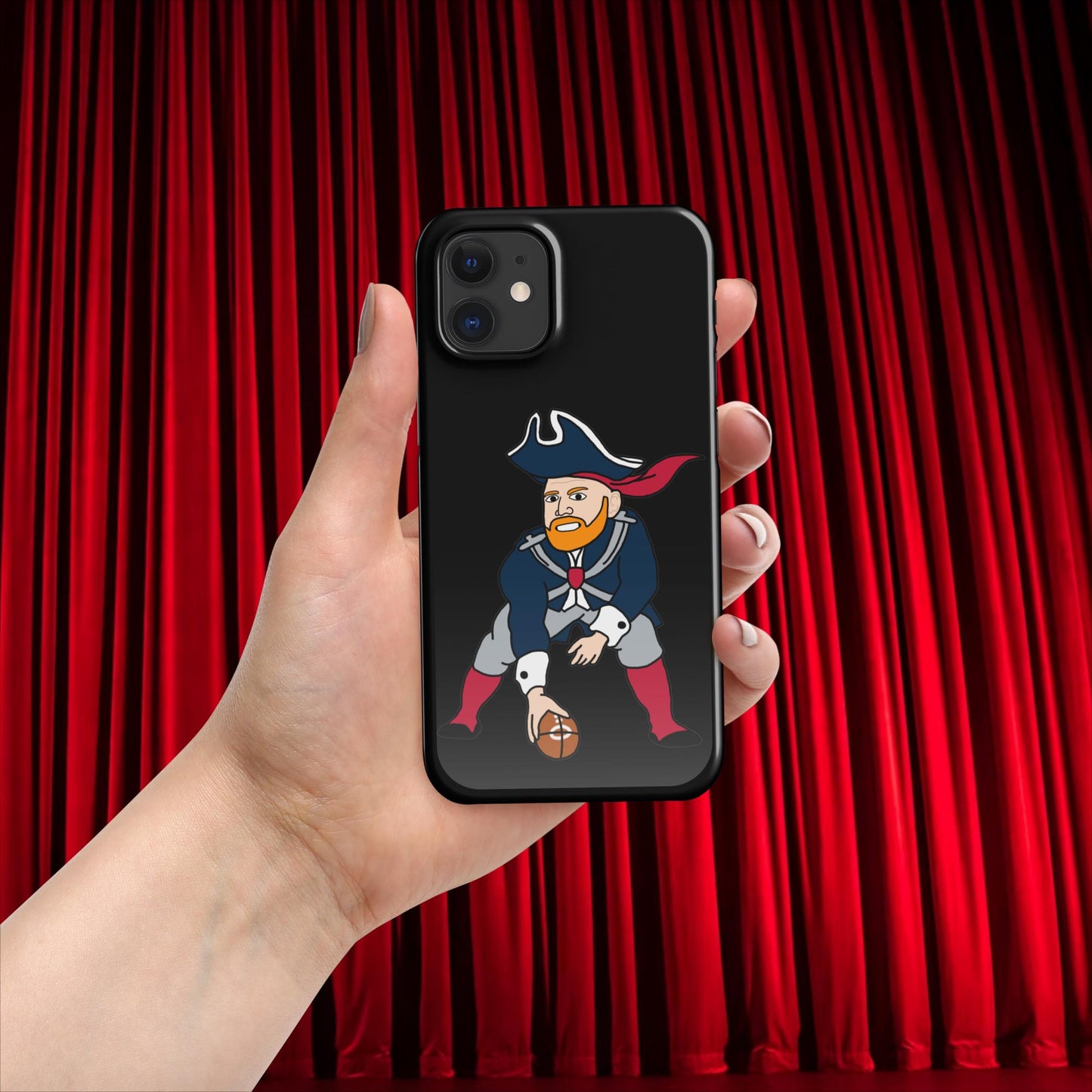 Bill Burrdy New England Patriots NFL Tom Brady Bill Burr Snap case for iPhone Next Cult Brand American Football, Bill Burr, Monday Morning Podcast, New England Patriots, NFL, Podcasts, Stand-up Comedy