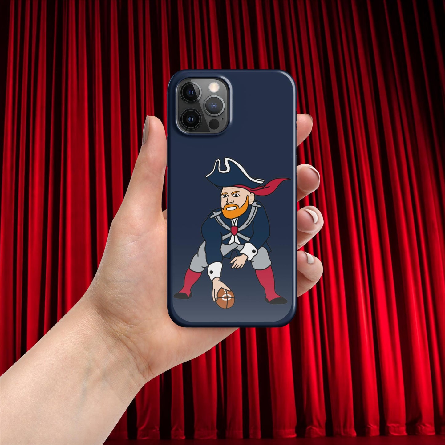 Bill Burrdy New England Patriots NFL Tom Brady Bill Burr Snap case for iPhone Glossy iPhone 12 Pro American Football Bill Burr Monday Morning Podcast New England Patriots NFL Podcasts Stand-up Comedy Next Cult Brand