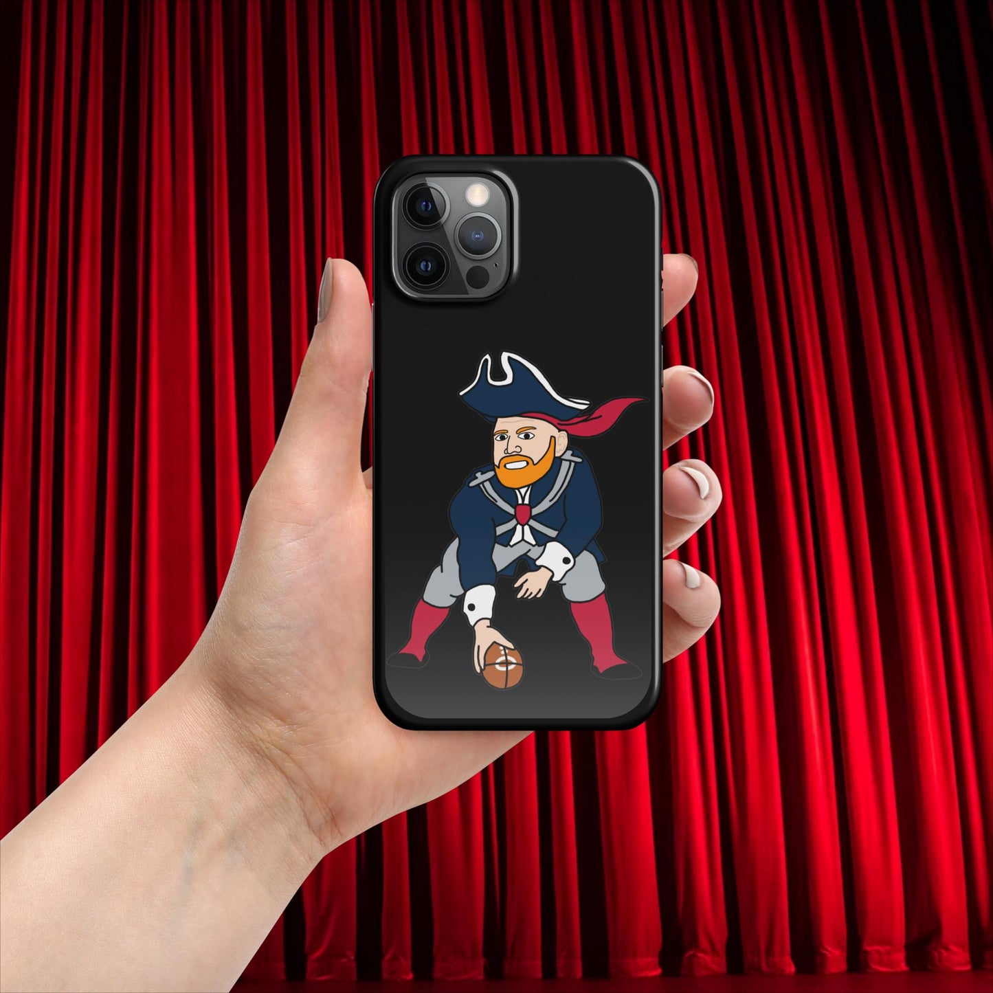 Bill Burrdy New England Patriots NFL Tom Brady Bill Burr Snap case for iPhone Next Cult Brand American Football, Bill Burr, Monday Morning Podcast, New England Patriots, NFL, Podcasts, Stand-up Comedy