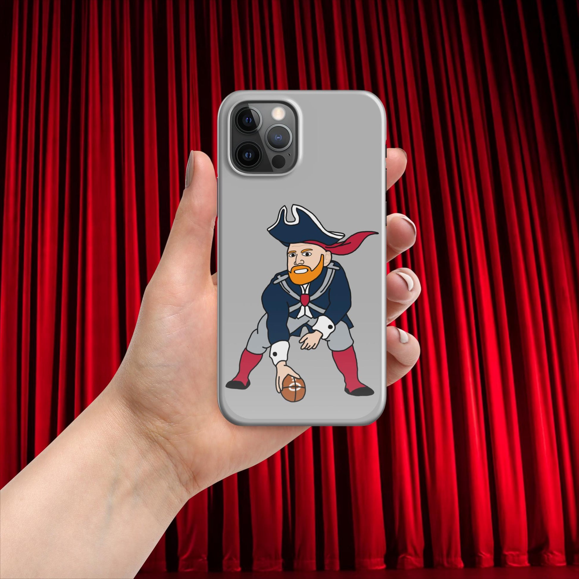 Bill Burrdy New England Patriots NFL Tom Brady Bill Burr Snap case for iPhone Next Cult Brand American Football, Bill Burr, Monday Morning Podcast, New England Patriots, NFL, Podcasts, Stand-up Comedy