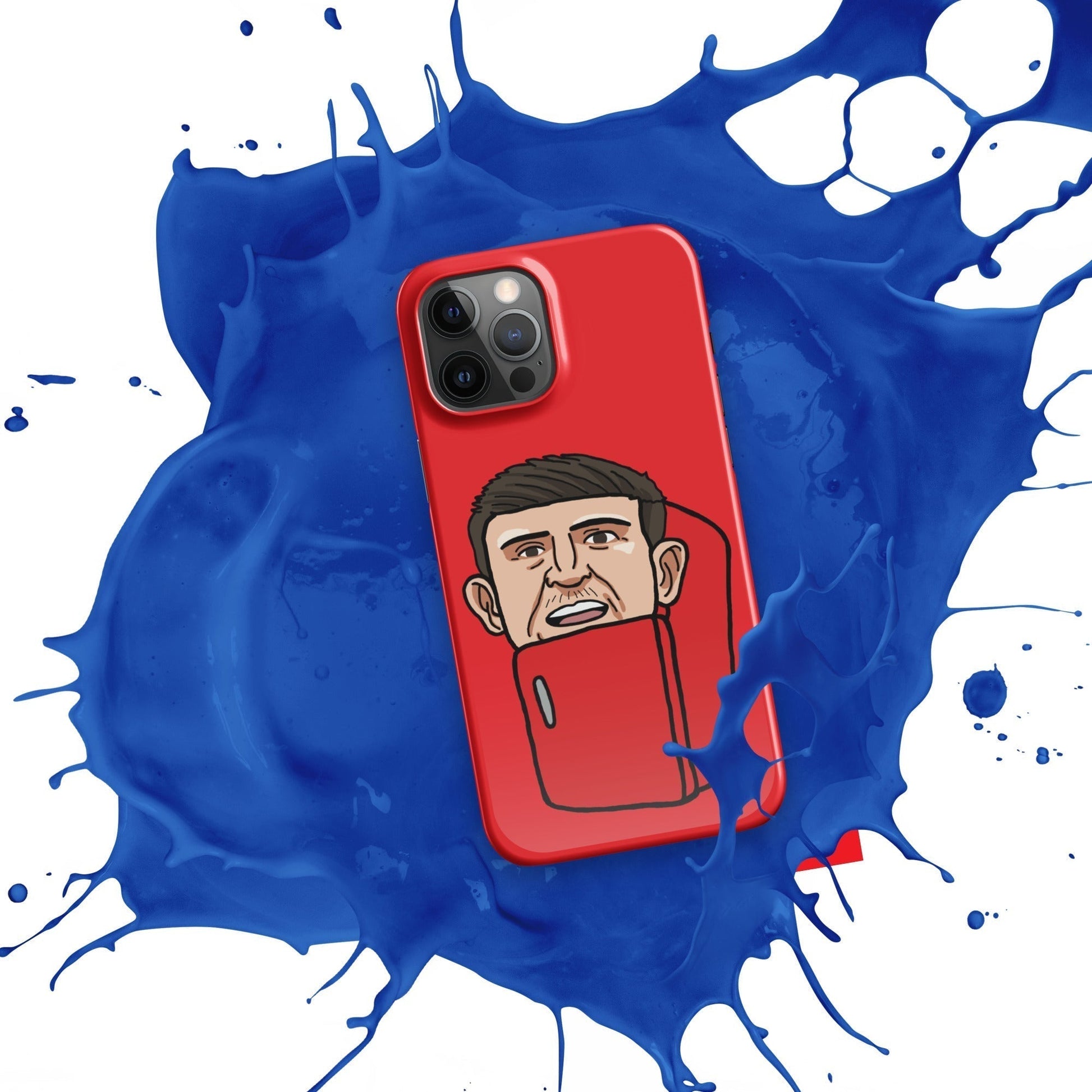 Harry ''The Fridge'' Maguire Snap Case for iPhone® Red Next Cult Brand Football, Harry Maguire, Manchester United, The Fridge