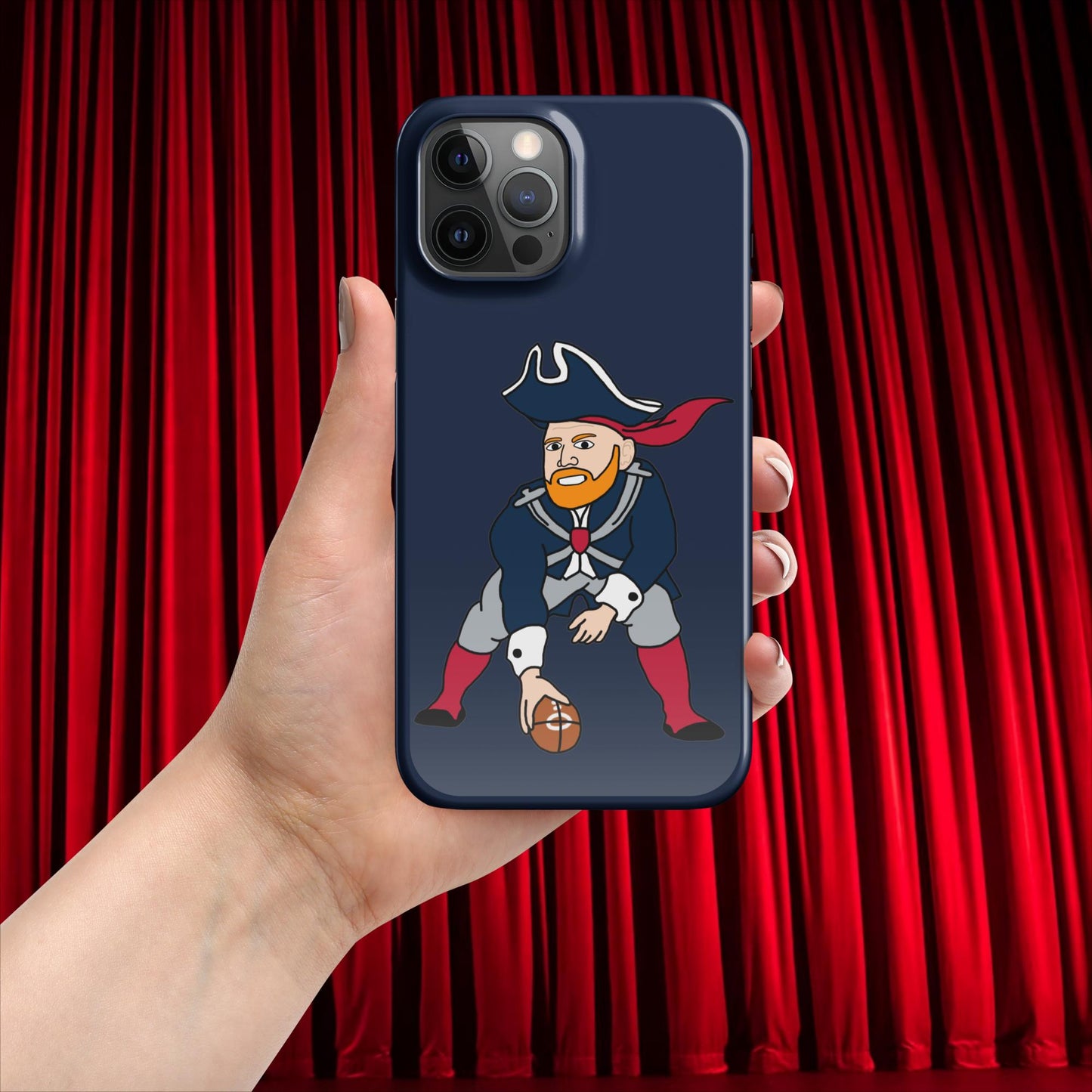 Bill Burrdy New England Patriots NFL Tom Brady Bill Burr Snap case for iPhone Next Cult Brand American Football, Bill Burr, Monday Morning Podcast, New England Patriots, NFL, Podcasts, Stand-up Comedy