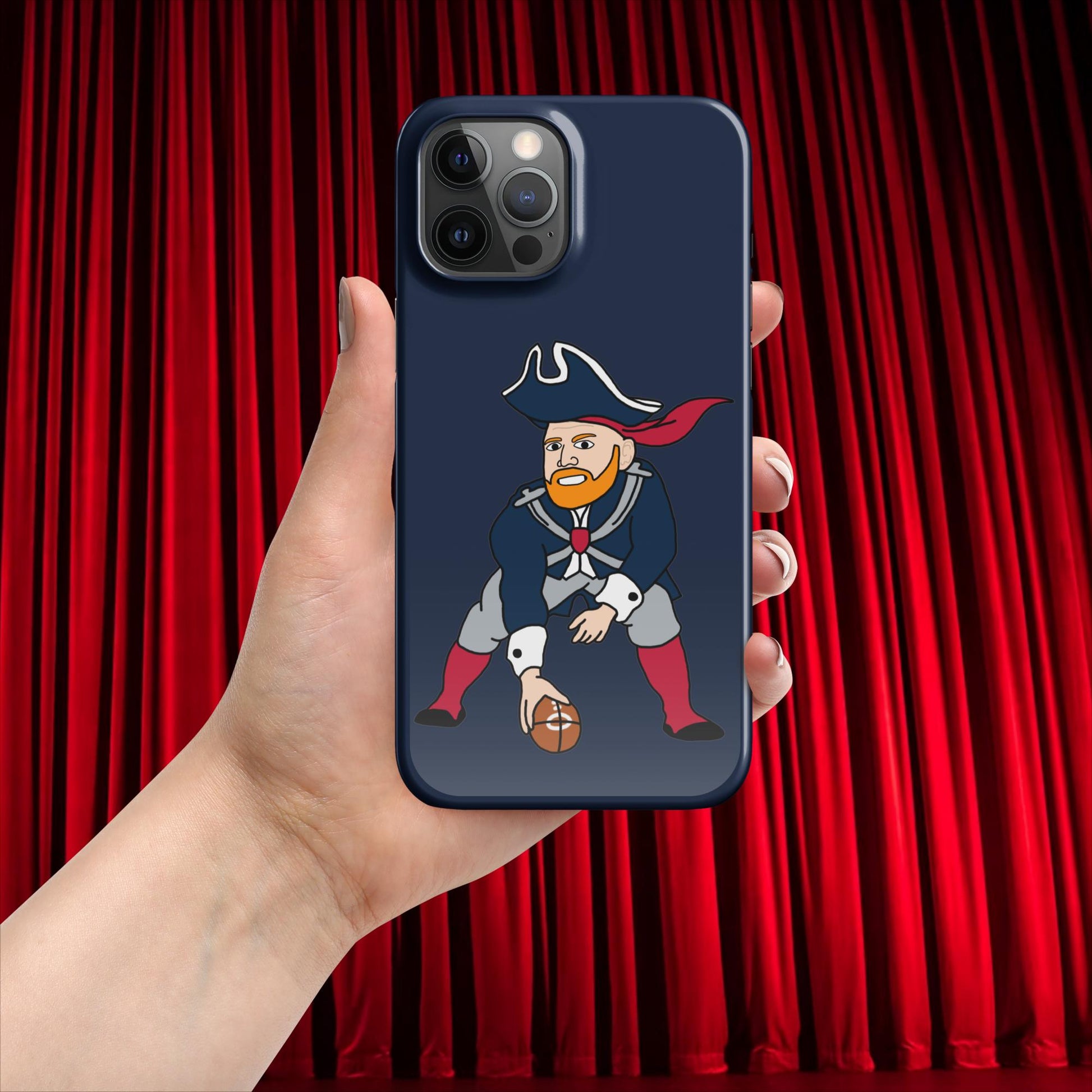 Bill Burrdy New England Patriots NFL Tom Brady Bill Burr Snap case for iPhone Glossy iPhone 12 Pro Max American Football Bill Burr Monday Morning Podcast New England Patriots NFL Podcasts Stand-up Comedy Next Cult Brand