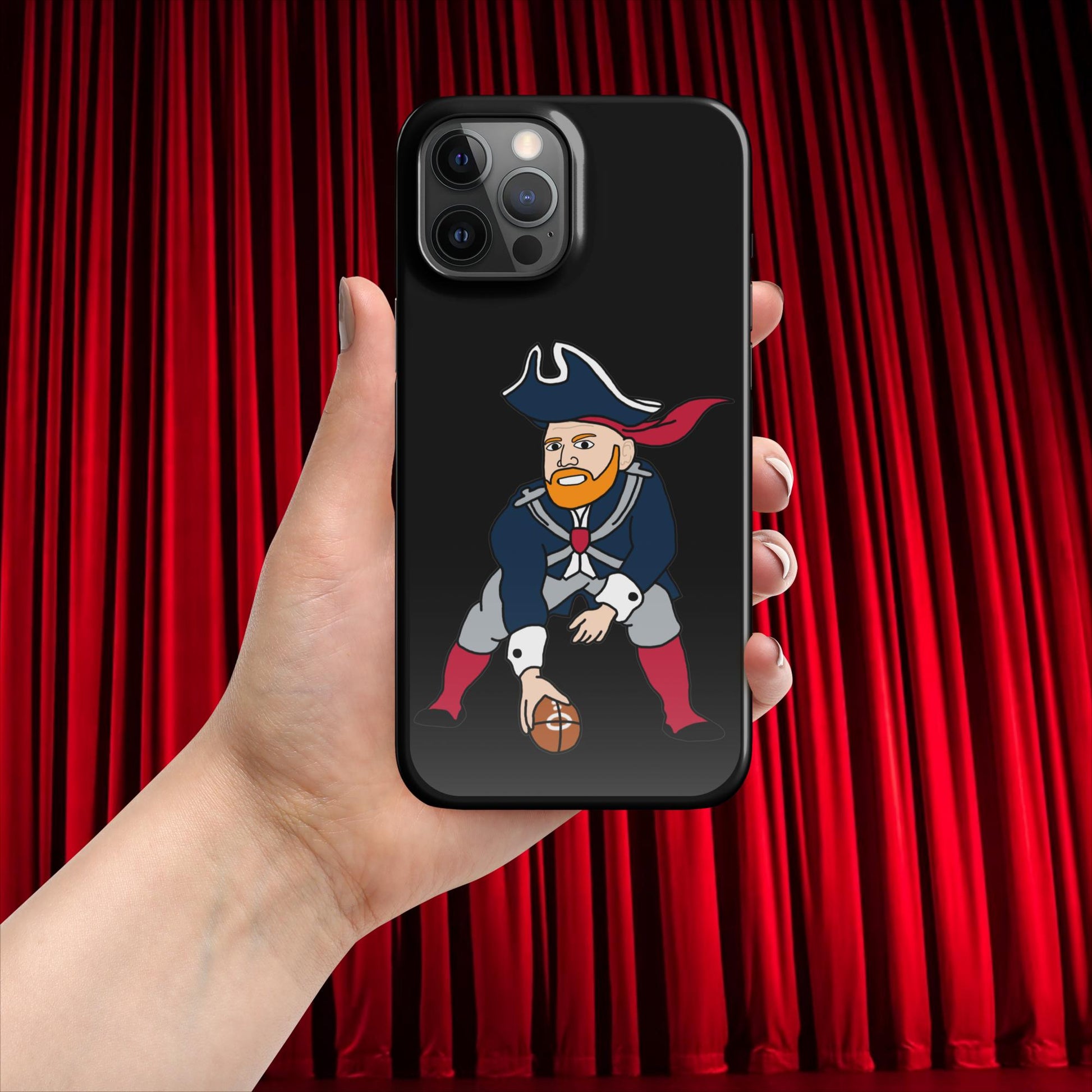 Bill Burrdy New England Patriots NFL Tom Brady Bill Burr Snap case for iPhone Next Cult Brand American Football, Bill Burr, Monday Morning Podcast, New England Patriots, NFL, Podcasts, Stand-up Comedy