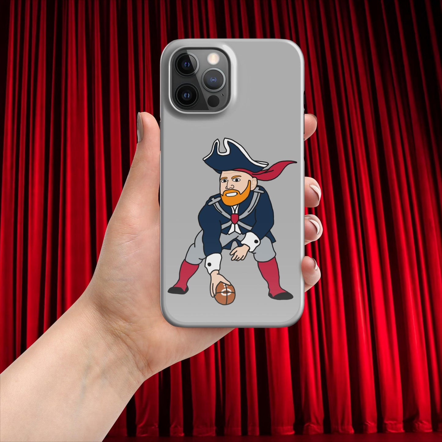 Bill Burrdy New England Patriots NFL Tom Brady Bill Burr Snap case for iPhone Next Cult Brand American Football, Bill Burr, Monday Morning Podcast, New England Patriots, NFL, Podcasts, Stand-up Comedy