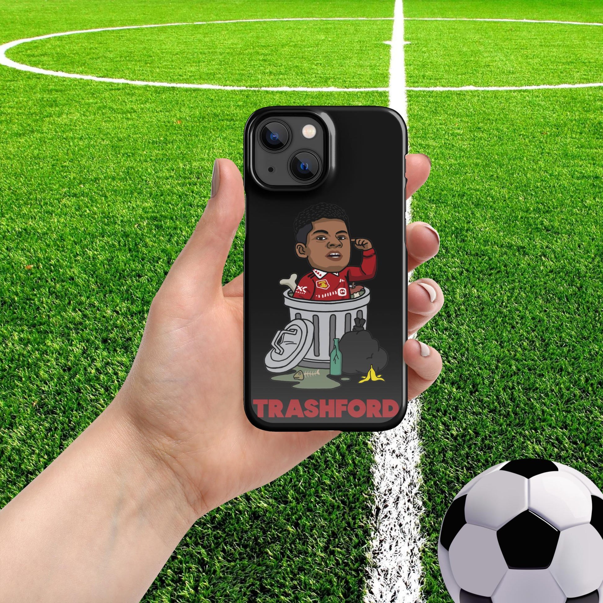 Trashford Marcus Rashford Manchester United Gift Man United Gift Marcus Rashford Snap case for iPhone Glossy iPhone 13 Mini Mobile Phone Cases Football Manchester United Marcus Rashford Next Cult Brand