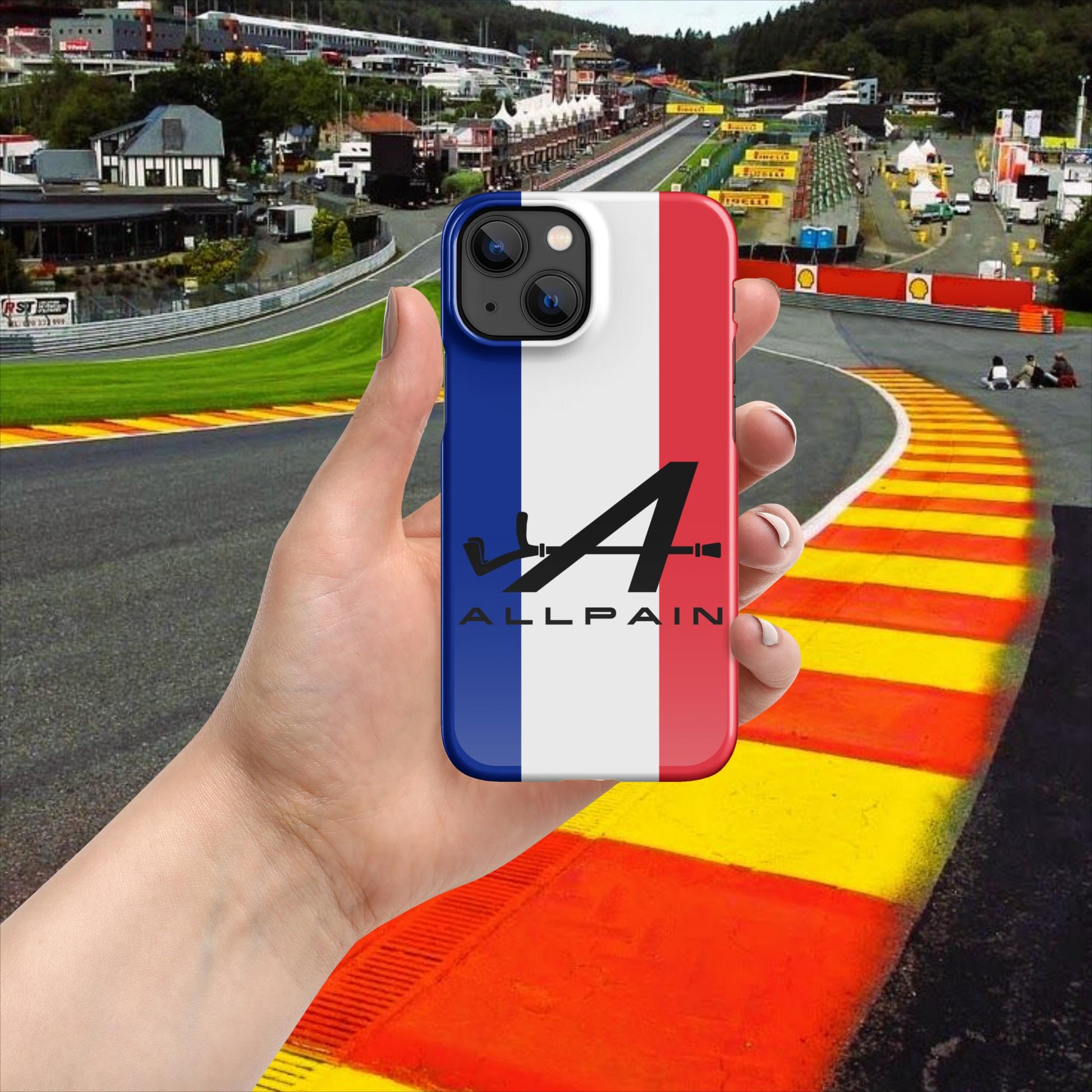 Allpain Alpine F1 Formula 1 Pierre Gasly Esteban Ocon Alpine Snap case for iPhone Glossy iPhone 13 Mini Mobile Phone Cases Alpine F1 Next Cult Brand