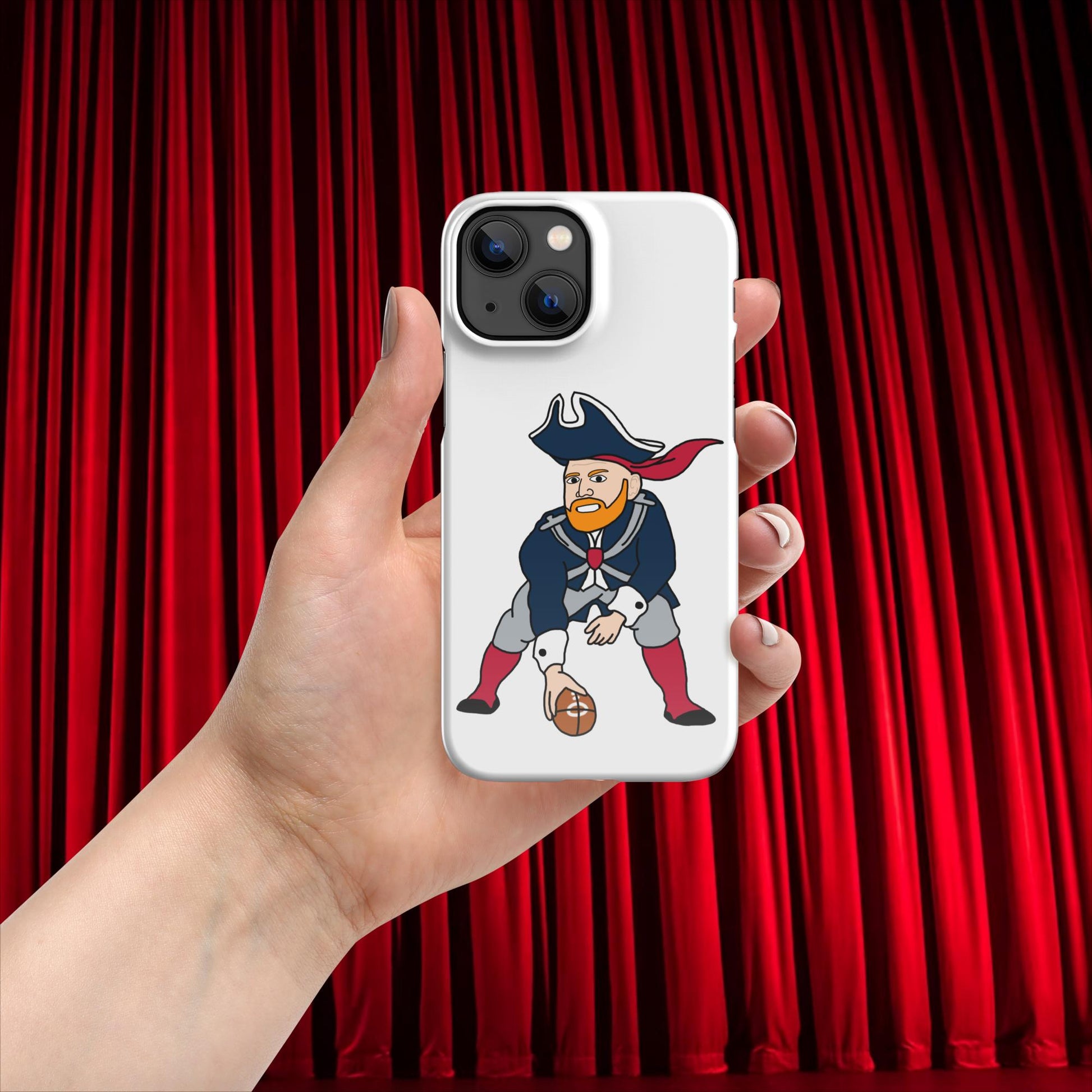 Bill Burrdy New England Patriots NFL Tom Brady Bill Burr Snap case for iPhone Glossy iPhone 13 Mini American Football Bill Burr Monday Morning Podcast New England Patriots NFL Podcasts Stand-up Comedy Next Cult Brand