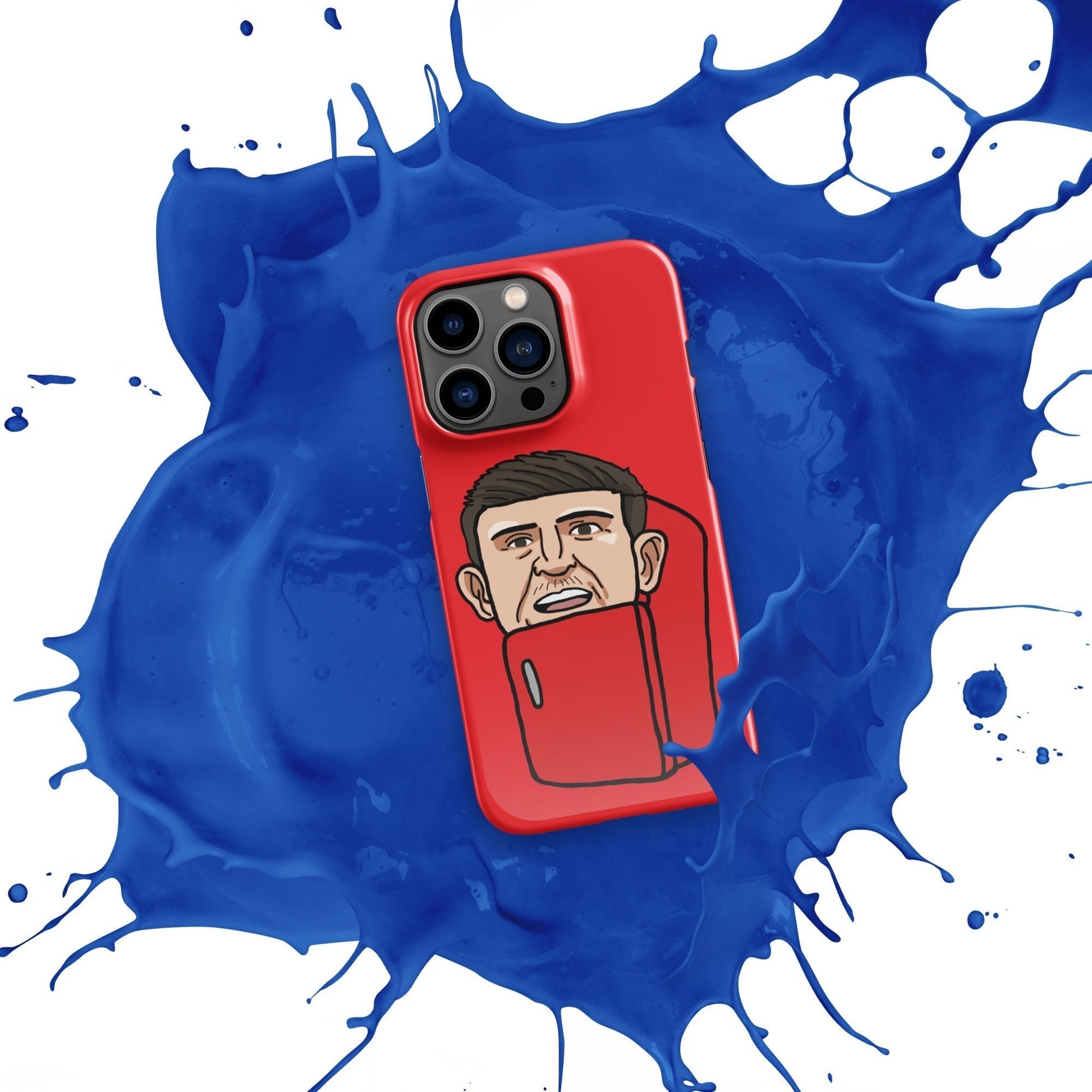 Harry ''The Fridge'' Maguire Snap Case for iPhone® Red Next Cult Brand Football, Harry Maguire, Manchester United, The Fridge