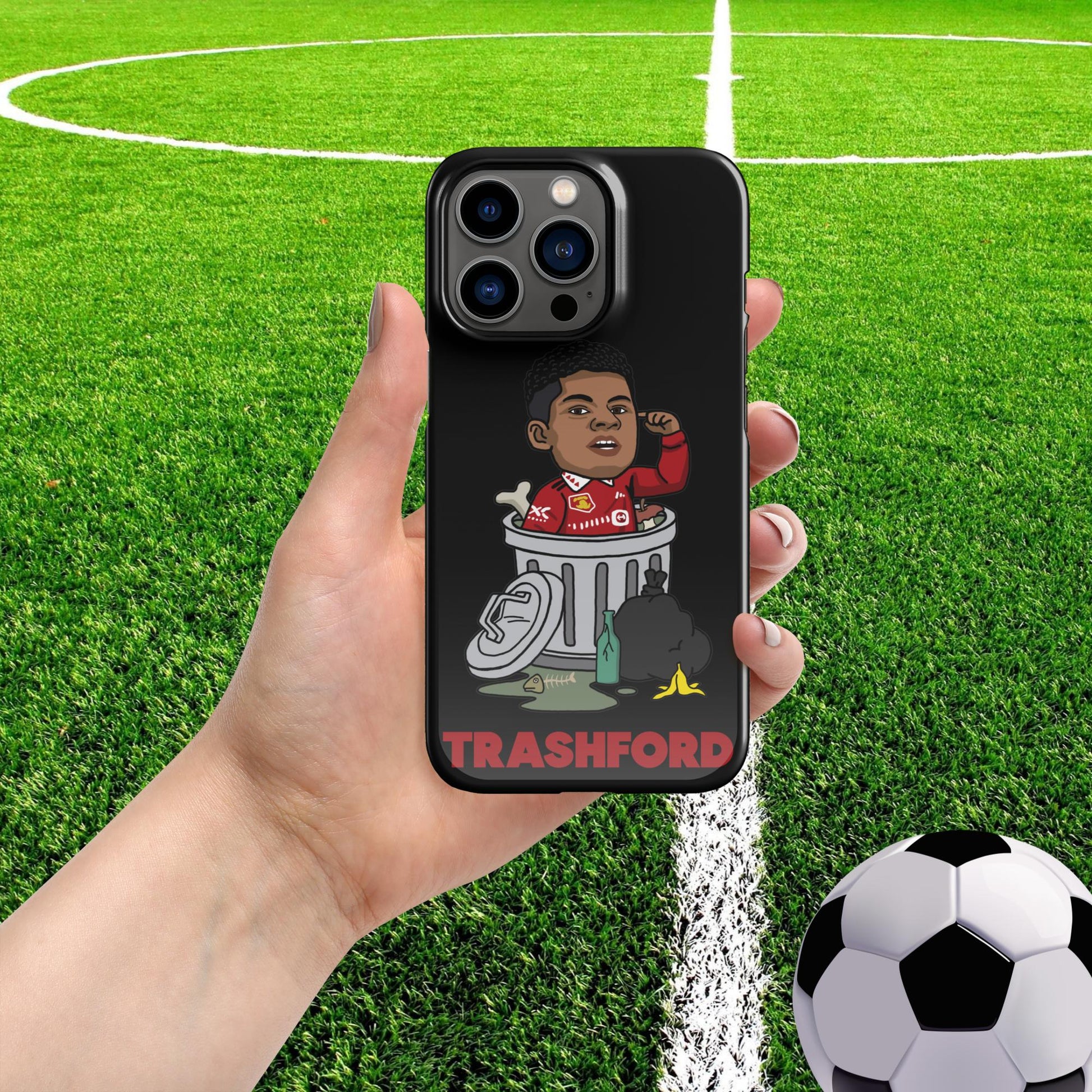 Trashford Marcus Rashford Manchester United Gift Man United Gift Marcus Rashford Snap case for iPhone Glossy iPhone 13 Pro Mobile Phone Cases Football Manchester United Marcus Rashford Next Cult Brand