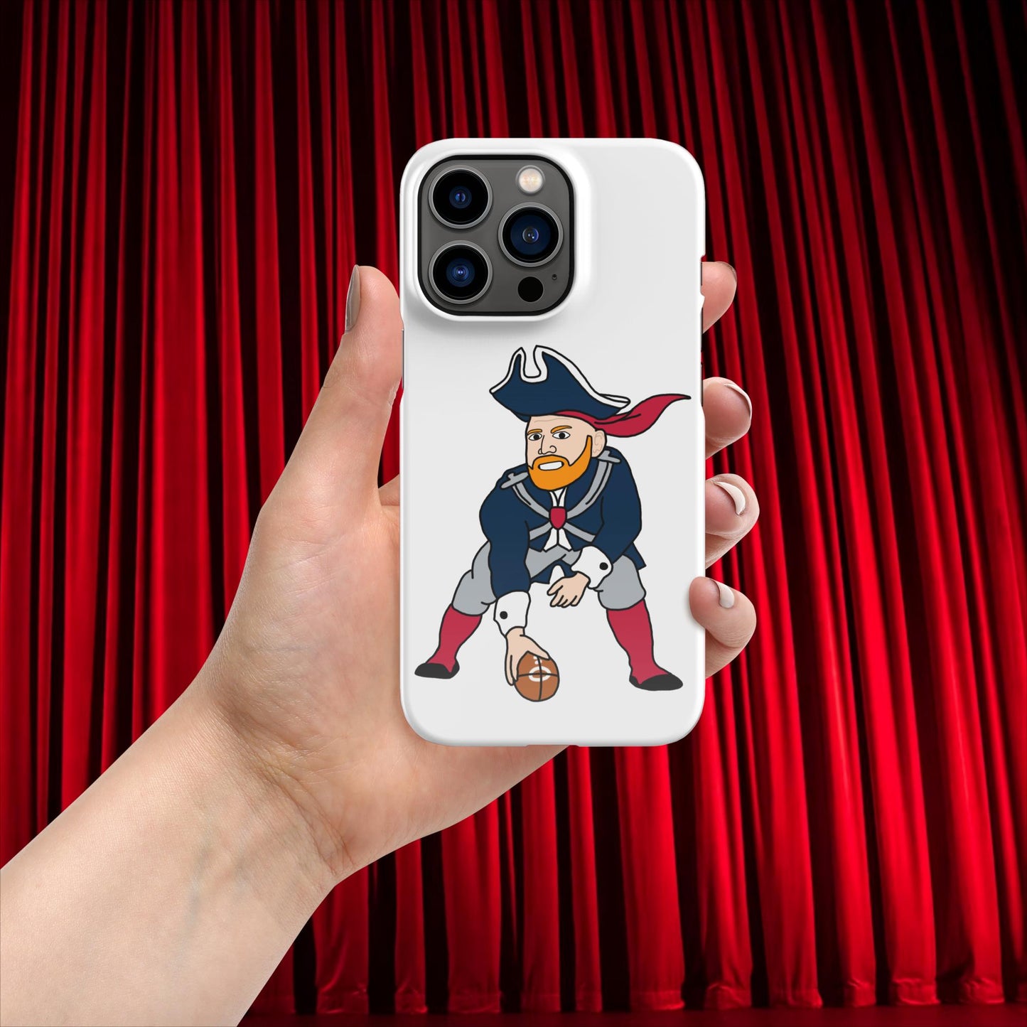 Bill Burrdy New England Patriots NFL Tom Brady Bill Burr Snap case for iPhone Glossy iPhone 13 Pro American Football Bill Burr Monday Morning Podcast New England Patriots NFL Podcasts Stand-up Comedy Next Cult Brand