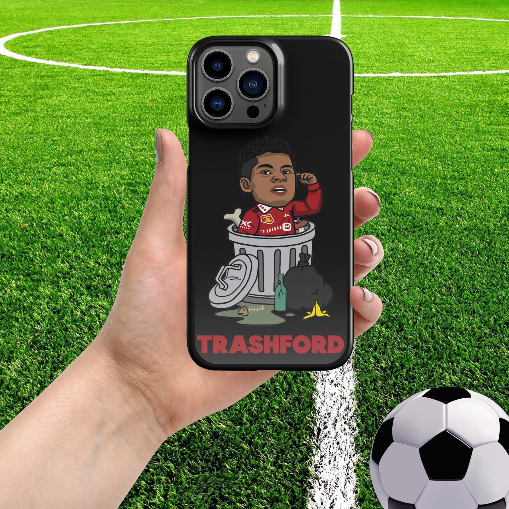 Trashford Marcus Rashford Manchester United Gift Man United Gift Marcus Rashford Snap case for iPhone Glossy iPhone 13 Pro Max Mobile Phone Cases Football Manchester United Marcus Rashford Next Cult Brand