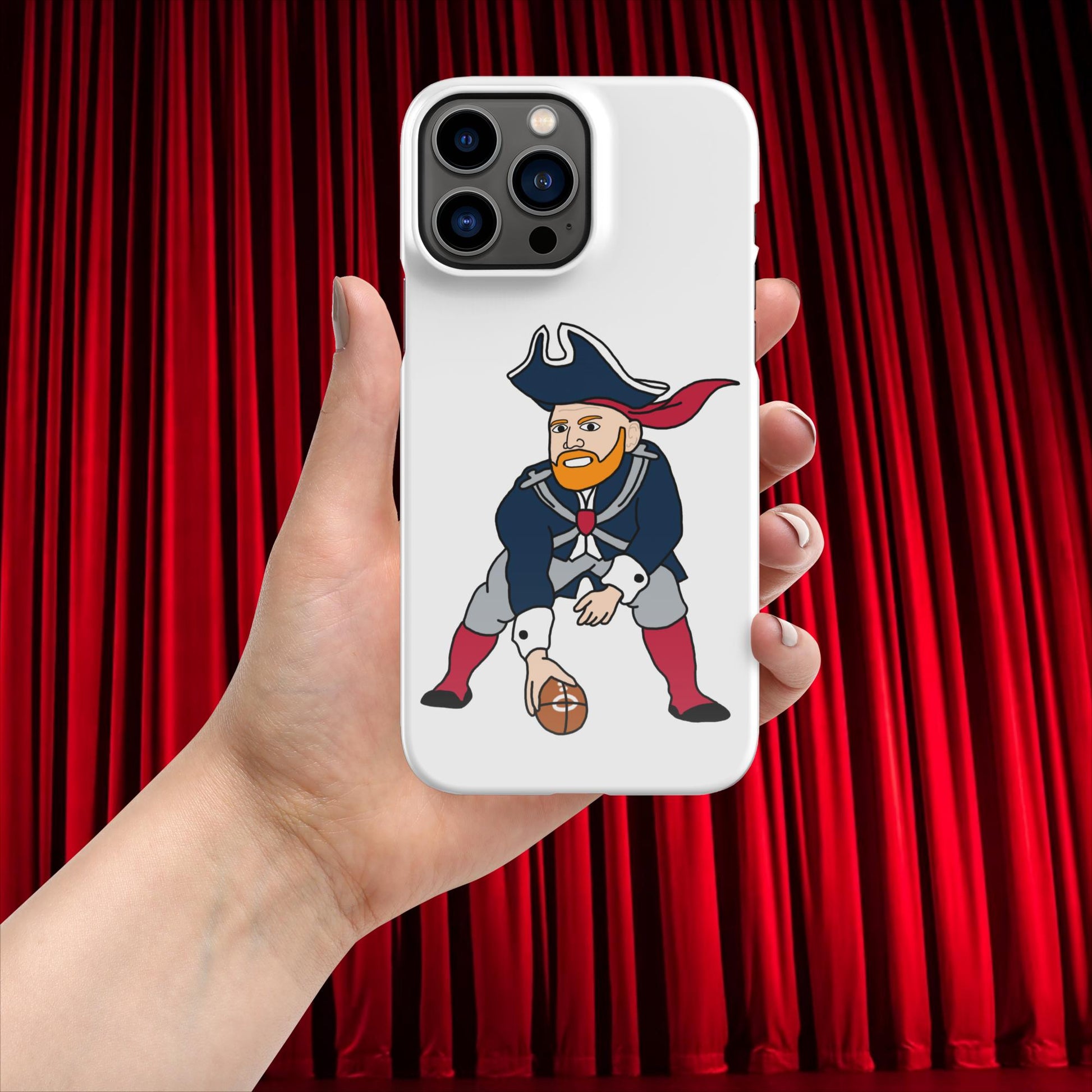 Bill Burrdy New England Patriots NFL Tom Brady Bill Burr Snap case for iPhone Glossy iPhone 13 Pro Max American Football Bill Burr Monday Morning Podcast New England Patriots NFL Podcasts Stand-up Comedy Next Cult Brand