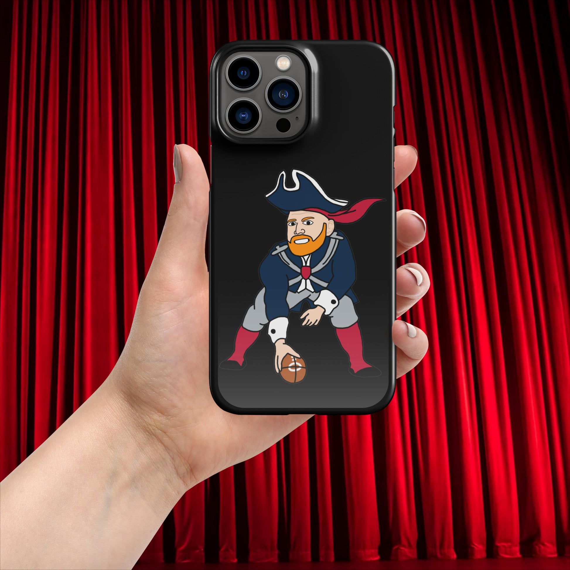 Bill Burrdy New England Patriots NFL Tom Brady Bill Burr Snap case for iPhone Glossy iPhone 13 Pro Max American Football Bill Burr Monday Morning Podcast New England Patriots NFL Podcasts Stand-up Comedy Next Cult Brand