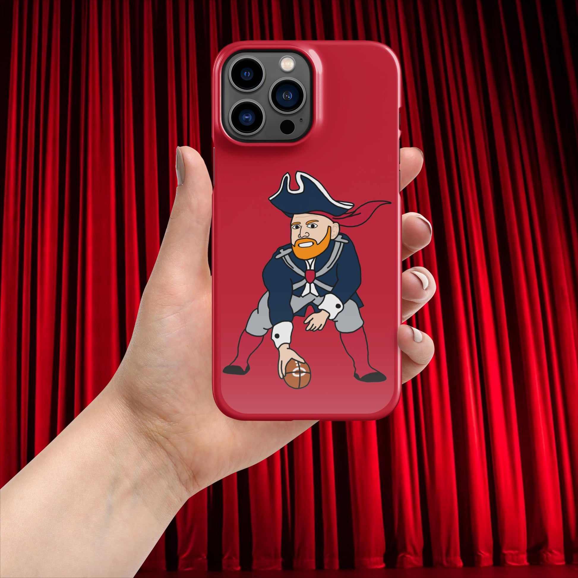 Bill Burrdy New England Patriots NFL Tom Brady Bill Burr Snap case for iPhone Next Cult Brand American Football, Bill Burr, Monday Morning Podcast, New England Patriots, NFL, Podcasts, Stand-up Comedy