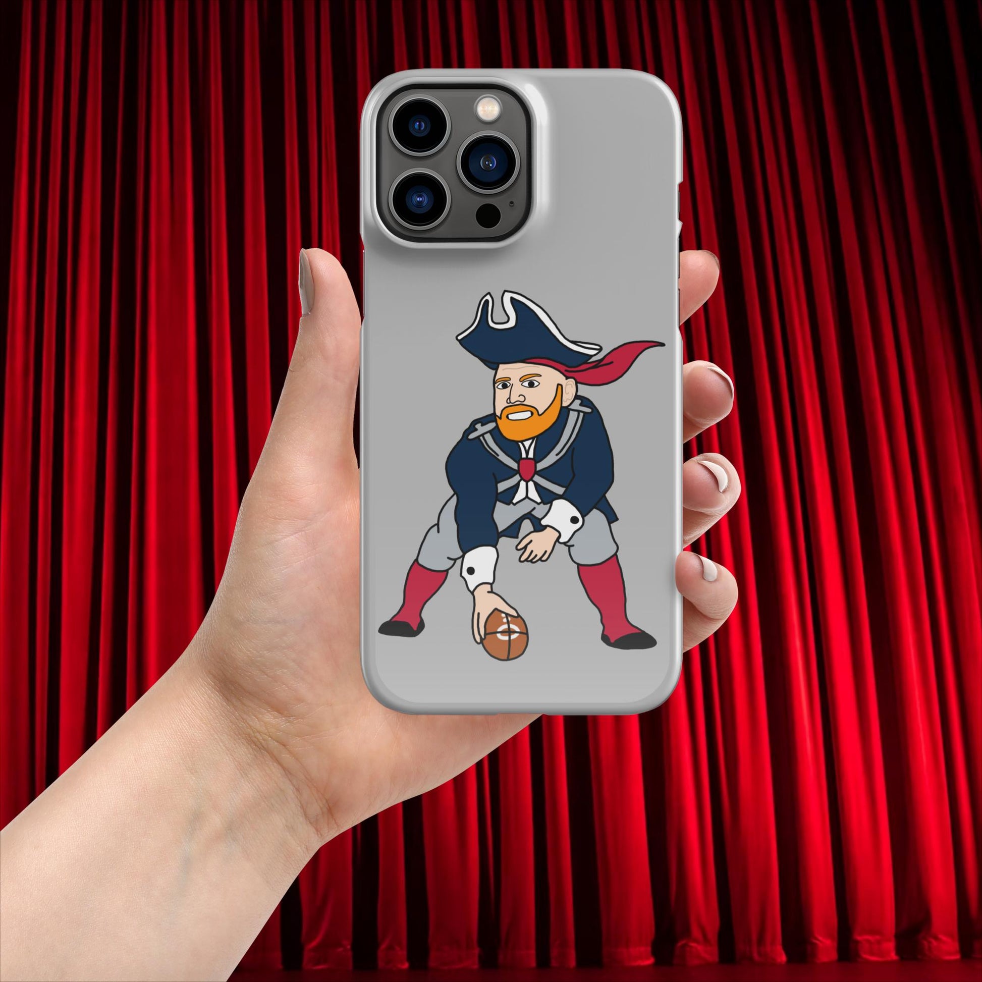 Bill Burrdy New England Patriots NFL Tom Brady Bill Burr Snap case for iPhone Next Cult Brand American Football, Bill Burr, Monday Morning Podcast, New England Patriots, NFL, Podcasts, Stand-up Comedy