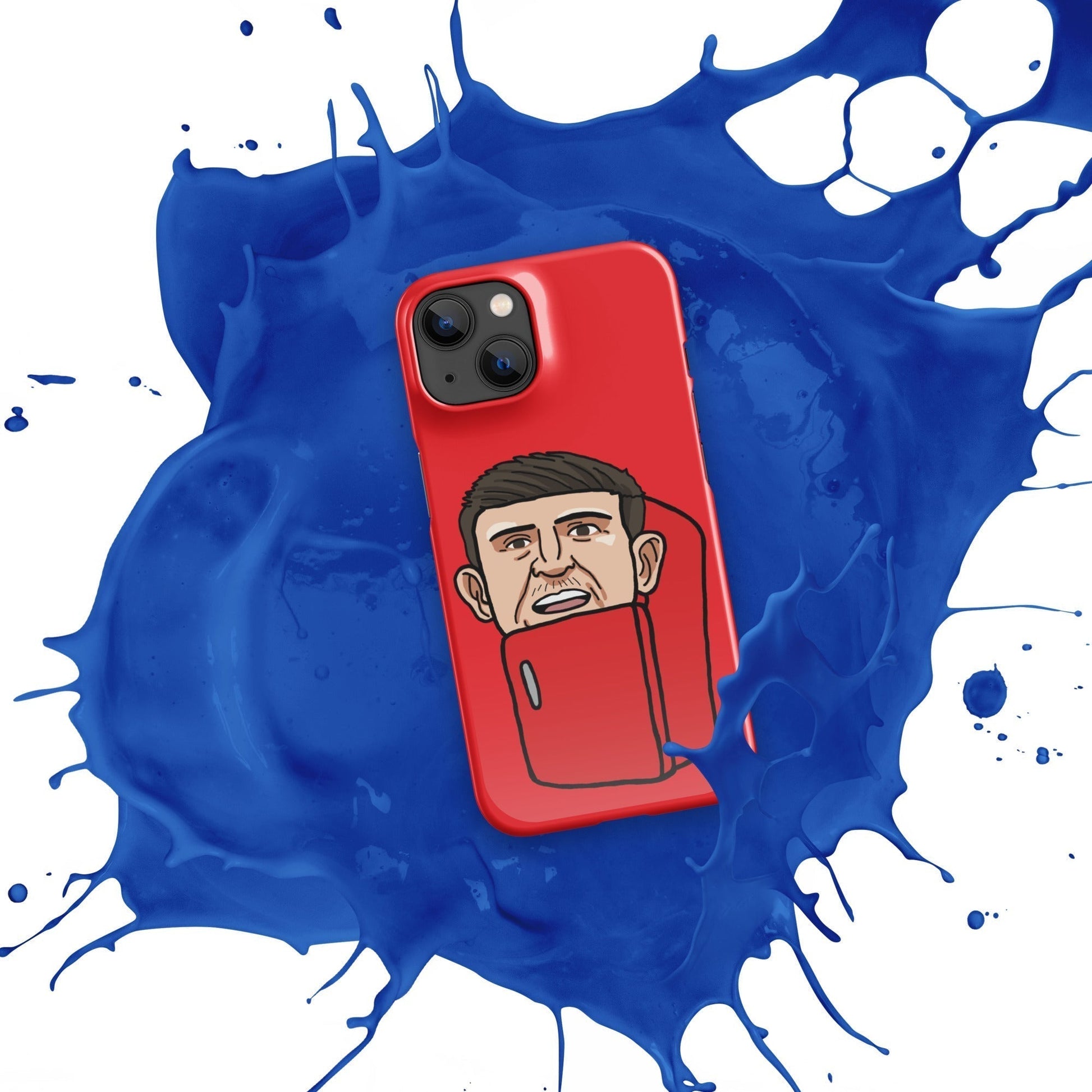 Harry ''The Fridge'' Maguire Snap Case for iPhone® Red Next Cult Brand Football, Harry Maguire, Manchester United, The Fridge